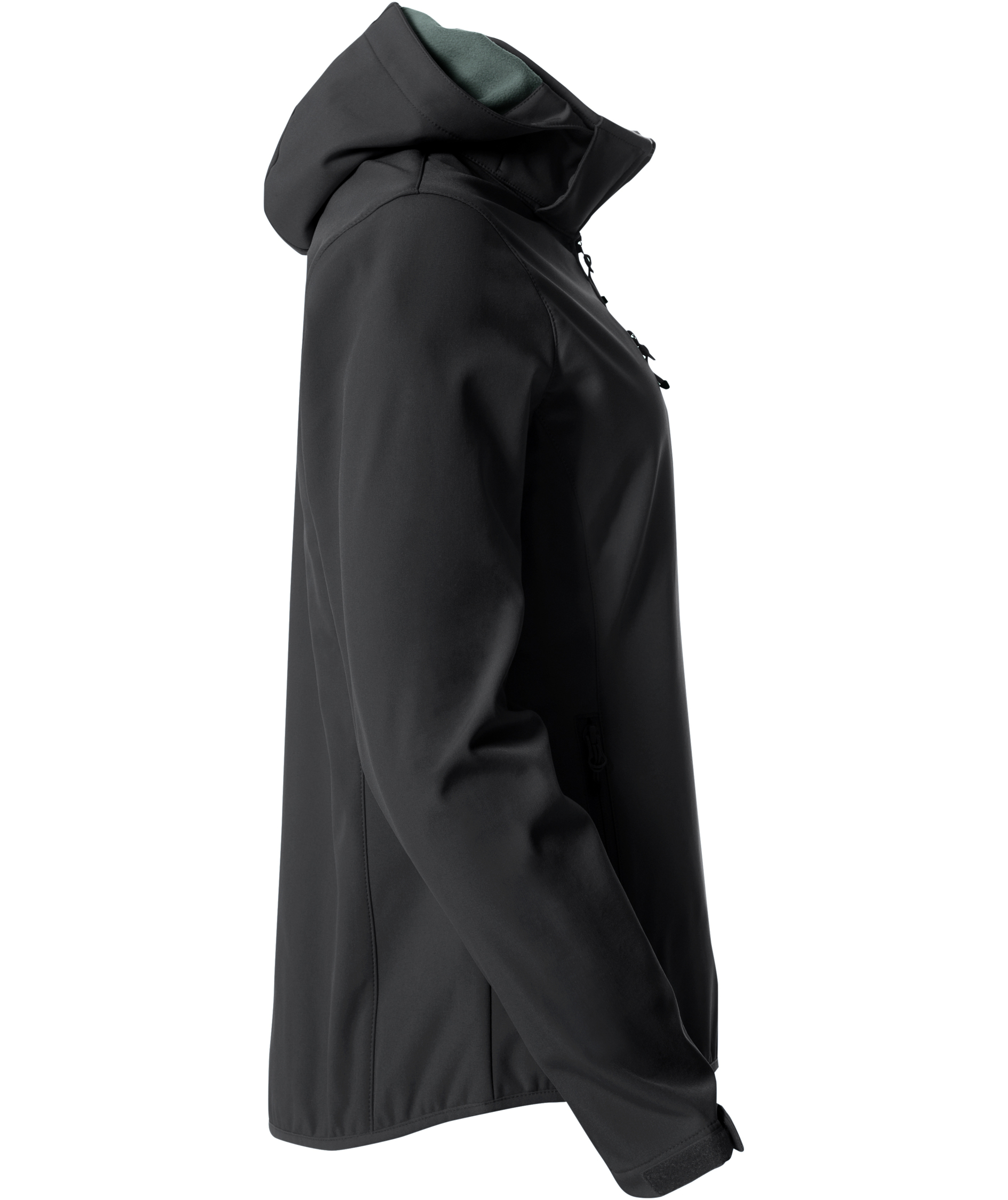 Clique Basic Hoody dame softshelljakke, Sort, large image number 2