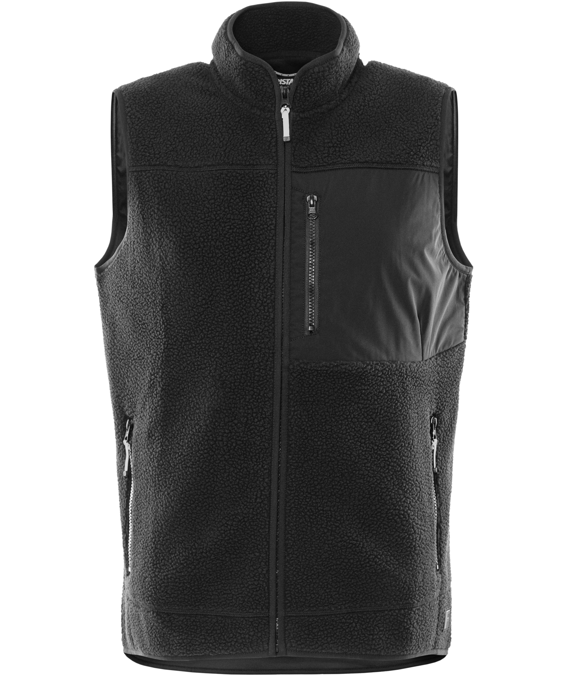 Fristads Argon fleecev&auml;st, Svart