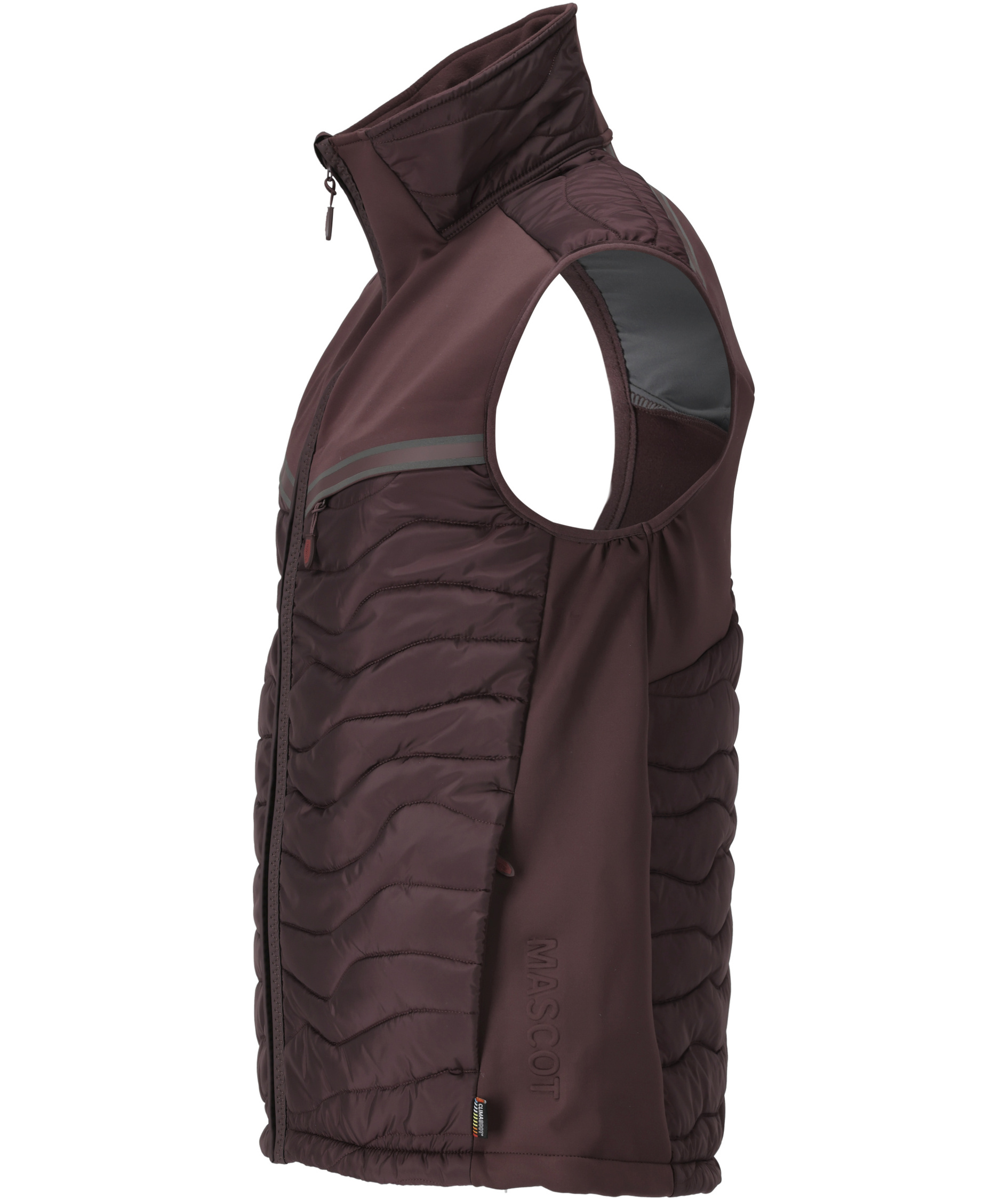Mascot Customized vattert vest, Bordeaux, large image number 3