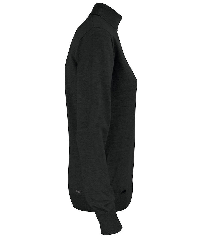 Cutter & Buck Kennewick women's turtleneck with merino wool, Black, large image number 2