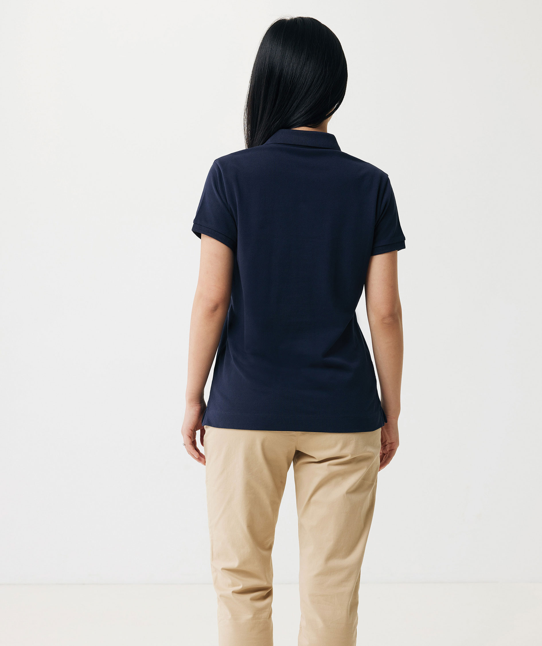 Iqoniq Yosemite Damen Poloshirt, Marineblau, large image number 3
