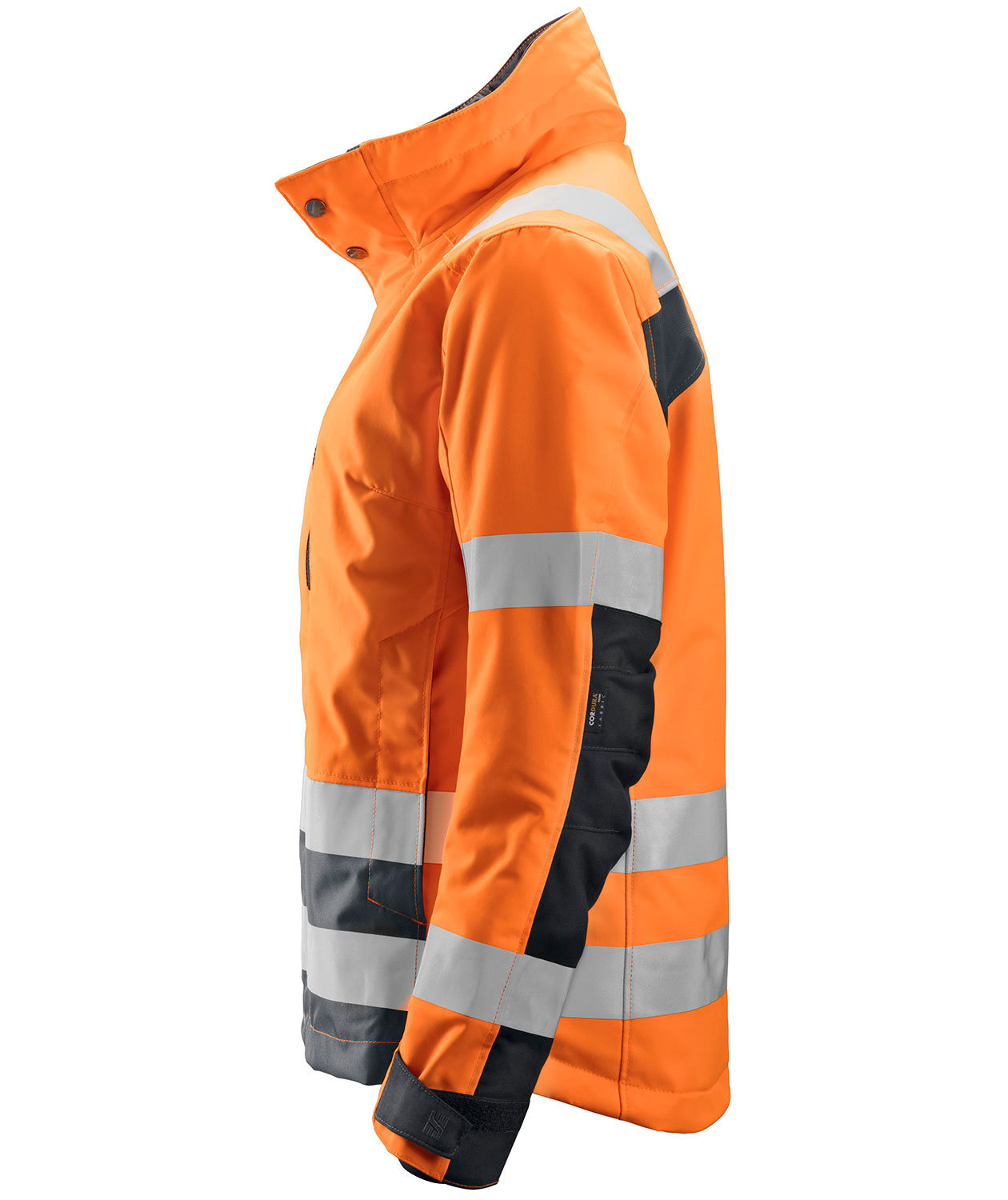 Snickers AllroundWork dame softshelljakke 1237, Hi-Vis Oransje/Steel Grey, large image number 3