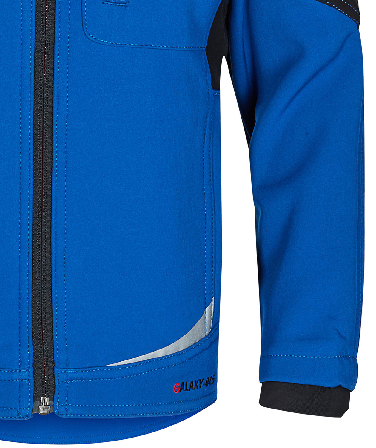 Engel Galaxy softshell jacket for kids, Surfer Blue/Black, large image number 2