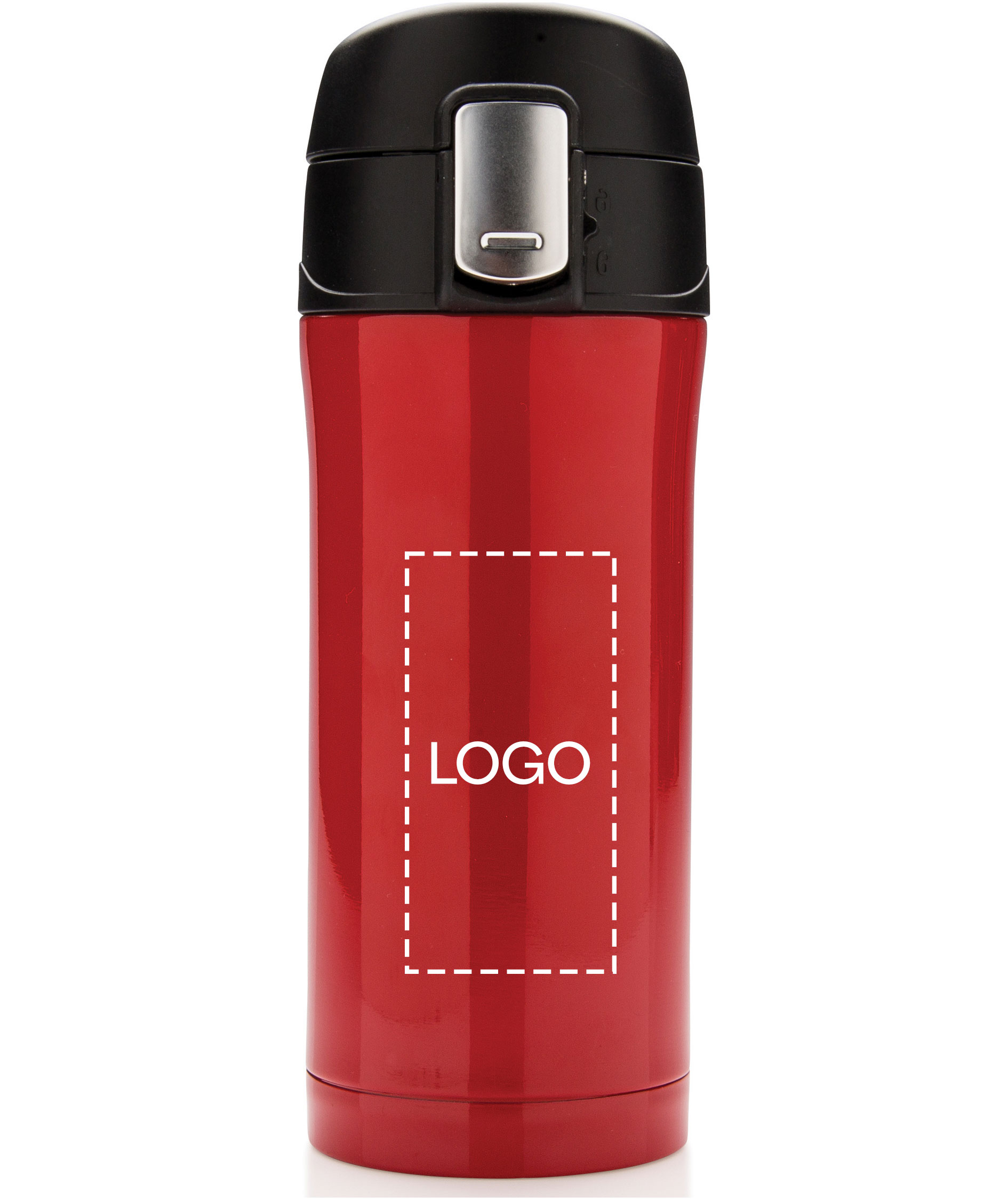 XD RCS thermal mug 0,3 L, Red, Red, large image number 6