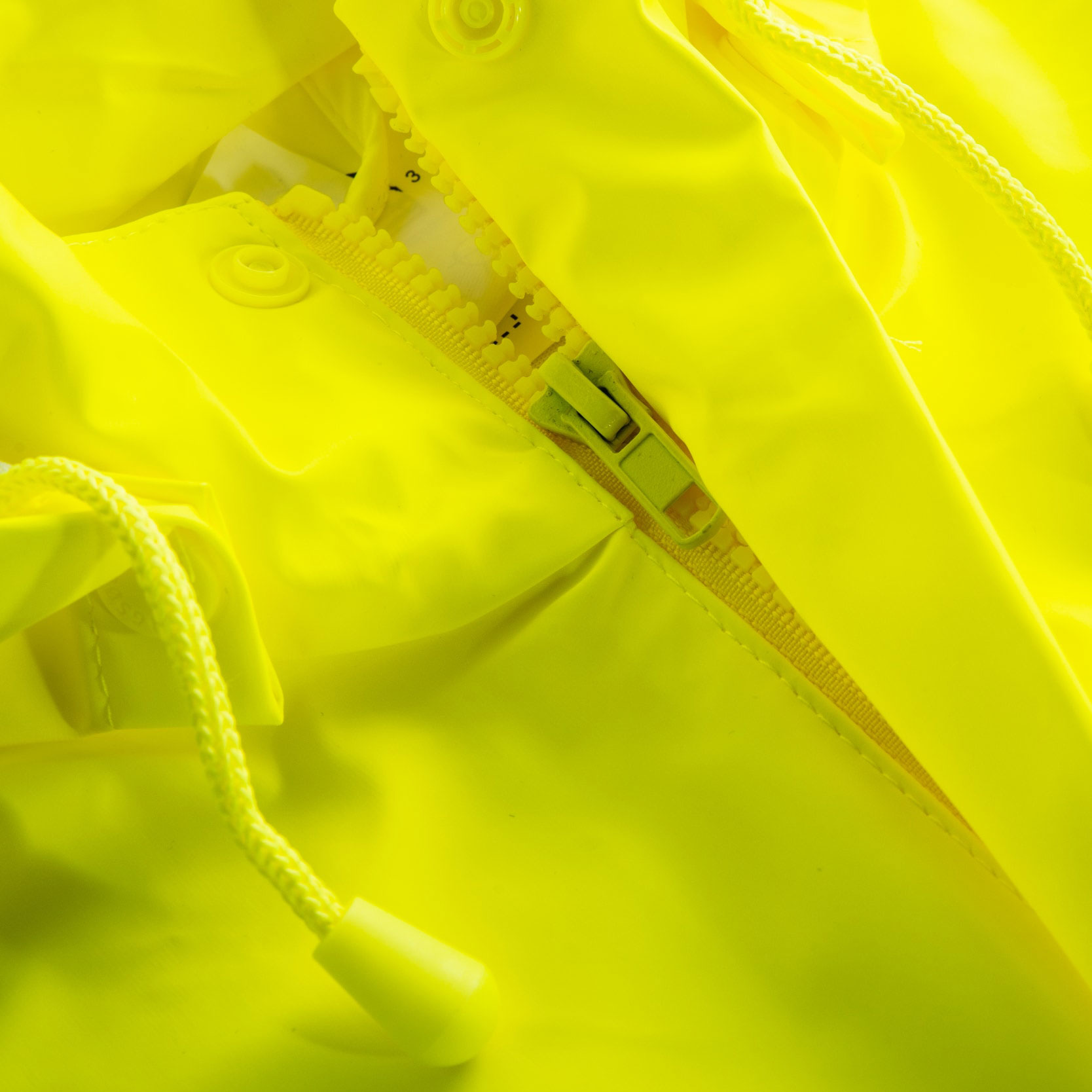 Lyngs&oslash;e Multinorm PU regnfrakk, Hi-vis gul/marinebl&aring;