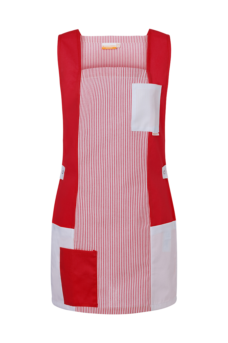 Karlowsky Nala dubbelf&ouml;rkl&auml;de dam, Red/White