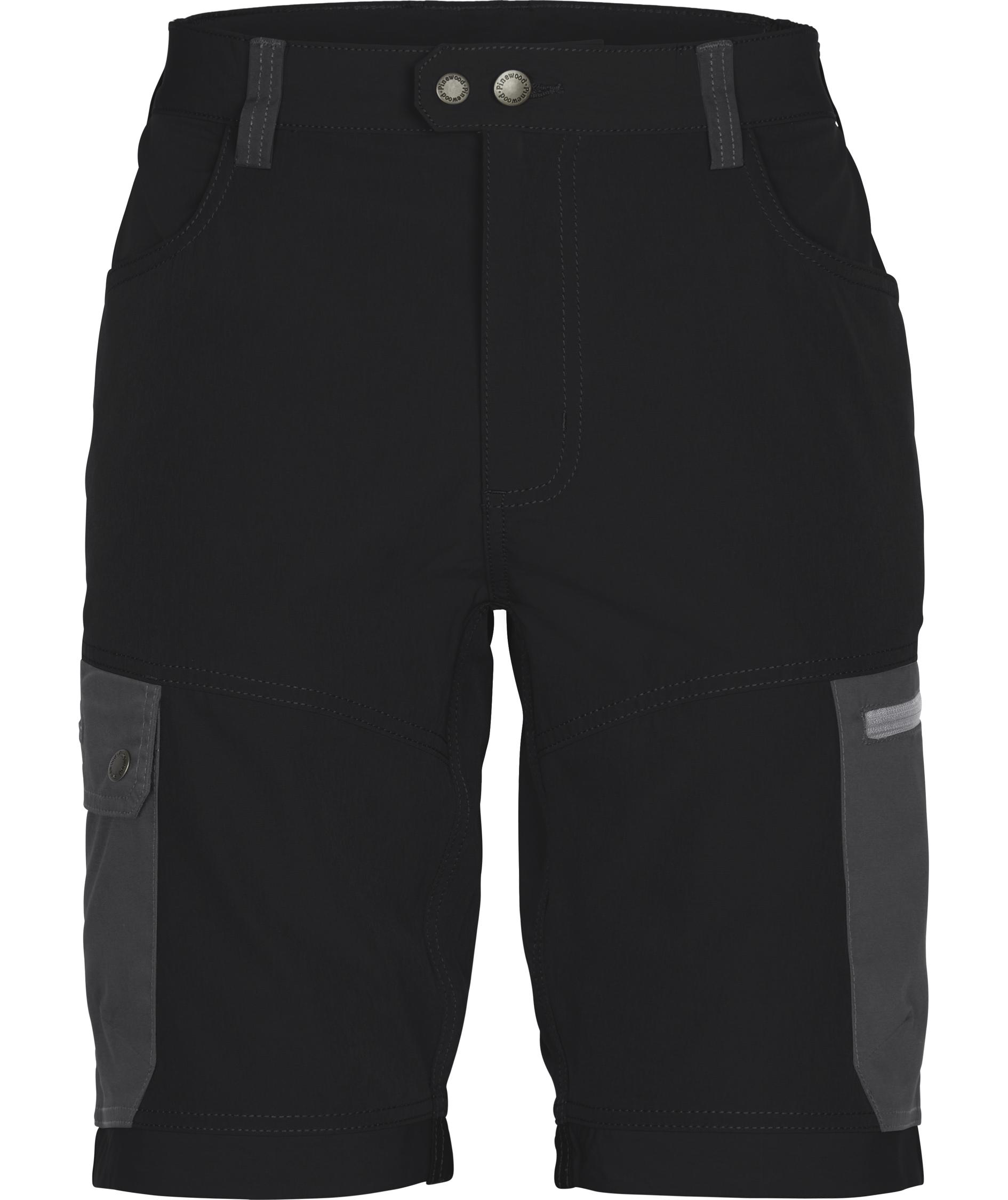 Pinewood Finnveden Trail Hybrid shorts, Sort/M&oslash;rk&nbsp;Antracitgr&aring;