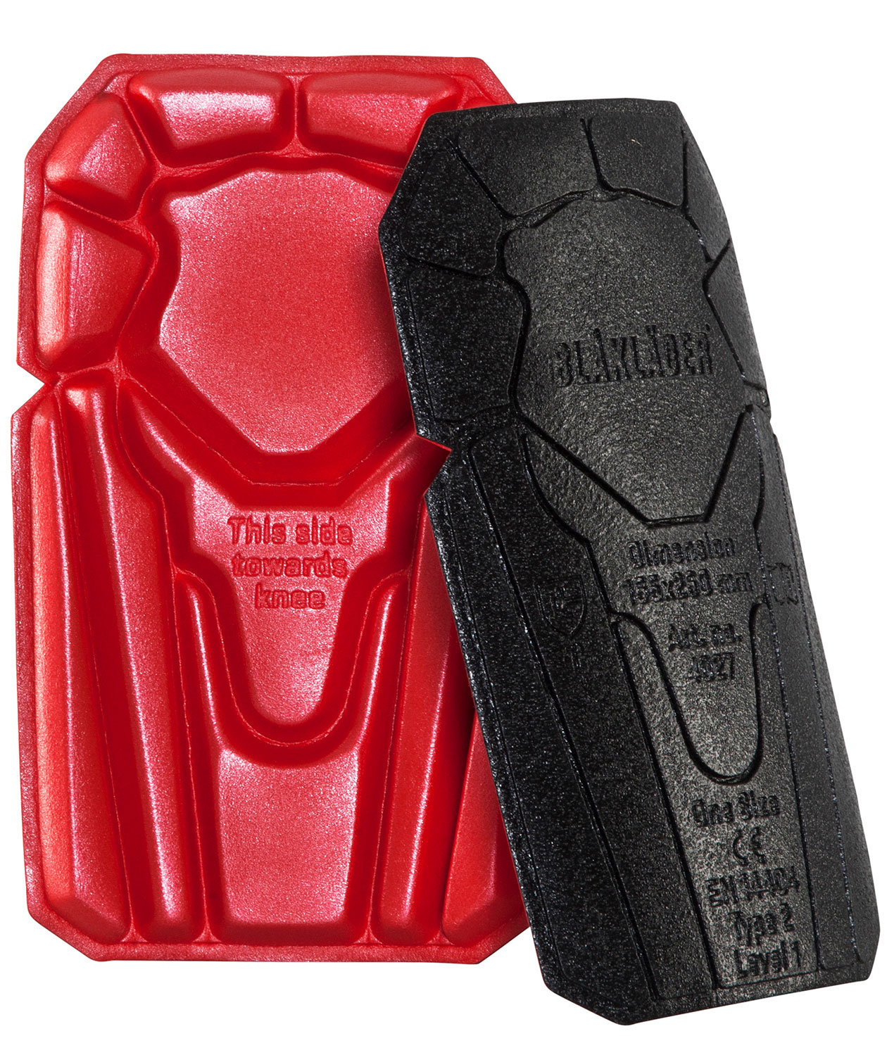 Bl&aring;kl&auml;der Unite kneputer, Svart/R&oslash;d