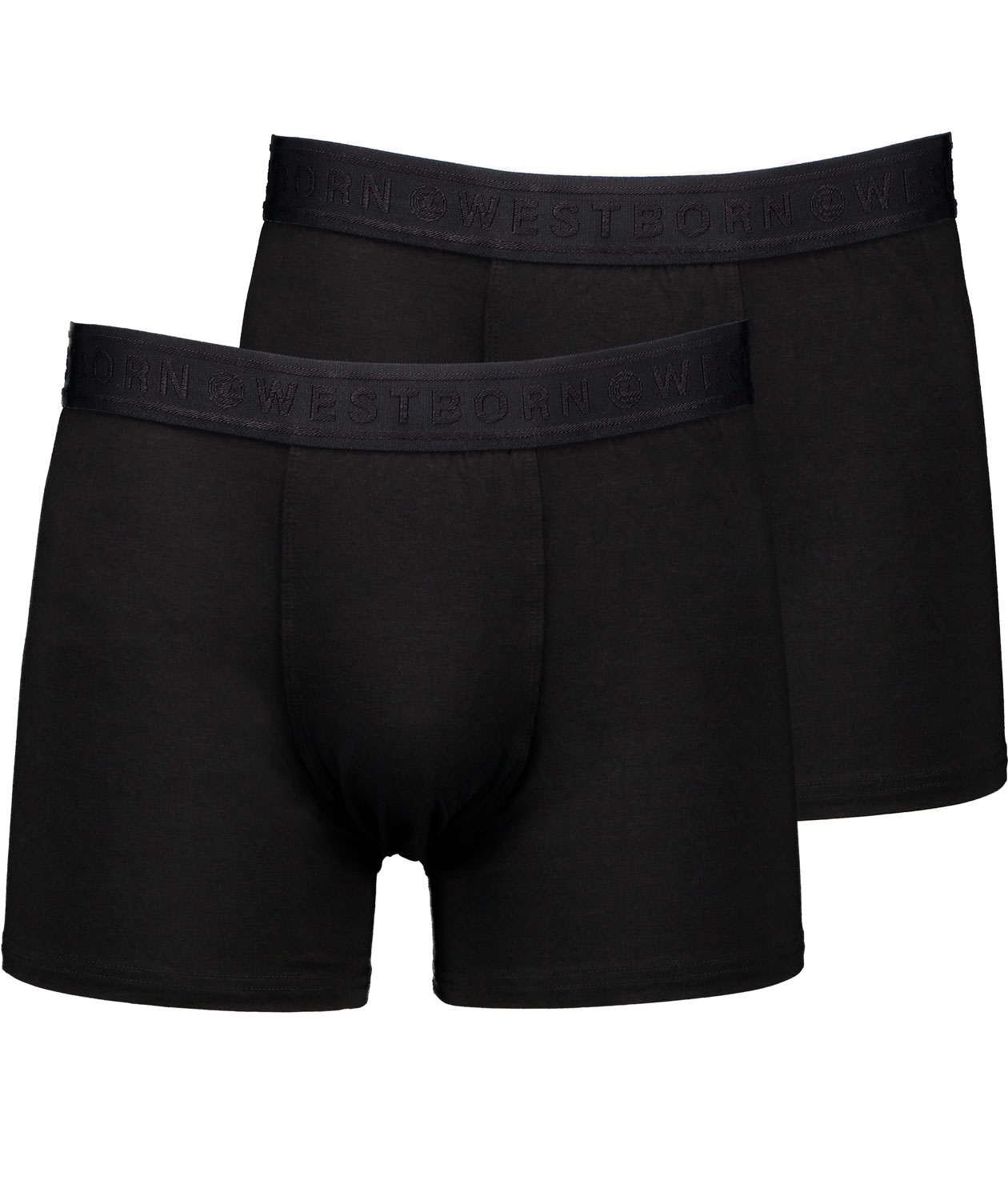Westborn 2-pak bambus boxershorts, Black