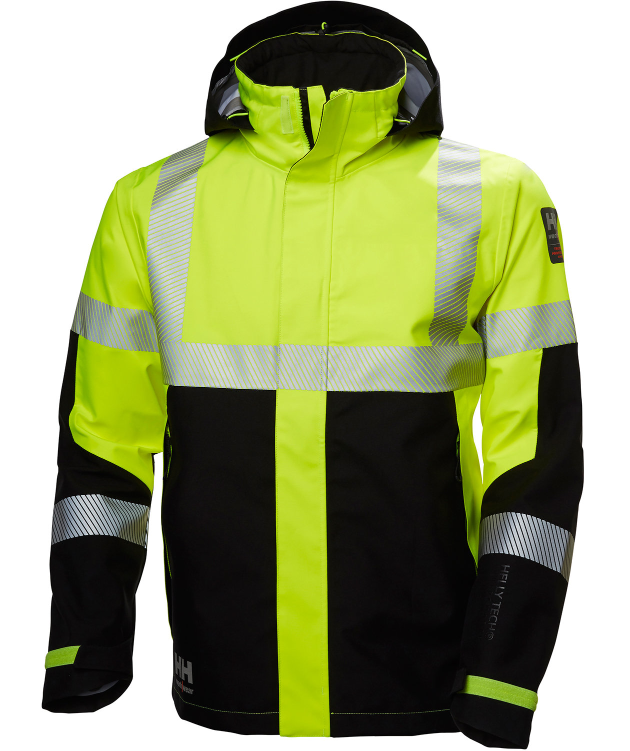 Helly Hansen ICU skalljakke, Hi-vis gul/charcoal