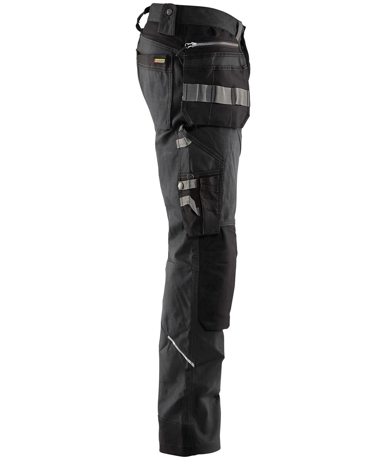 Bl&aring;kl&auml;der h&aring;ndv&aelig;rkerbukser, M&oslash;rkegr&aring;/Sort, large image number 3