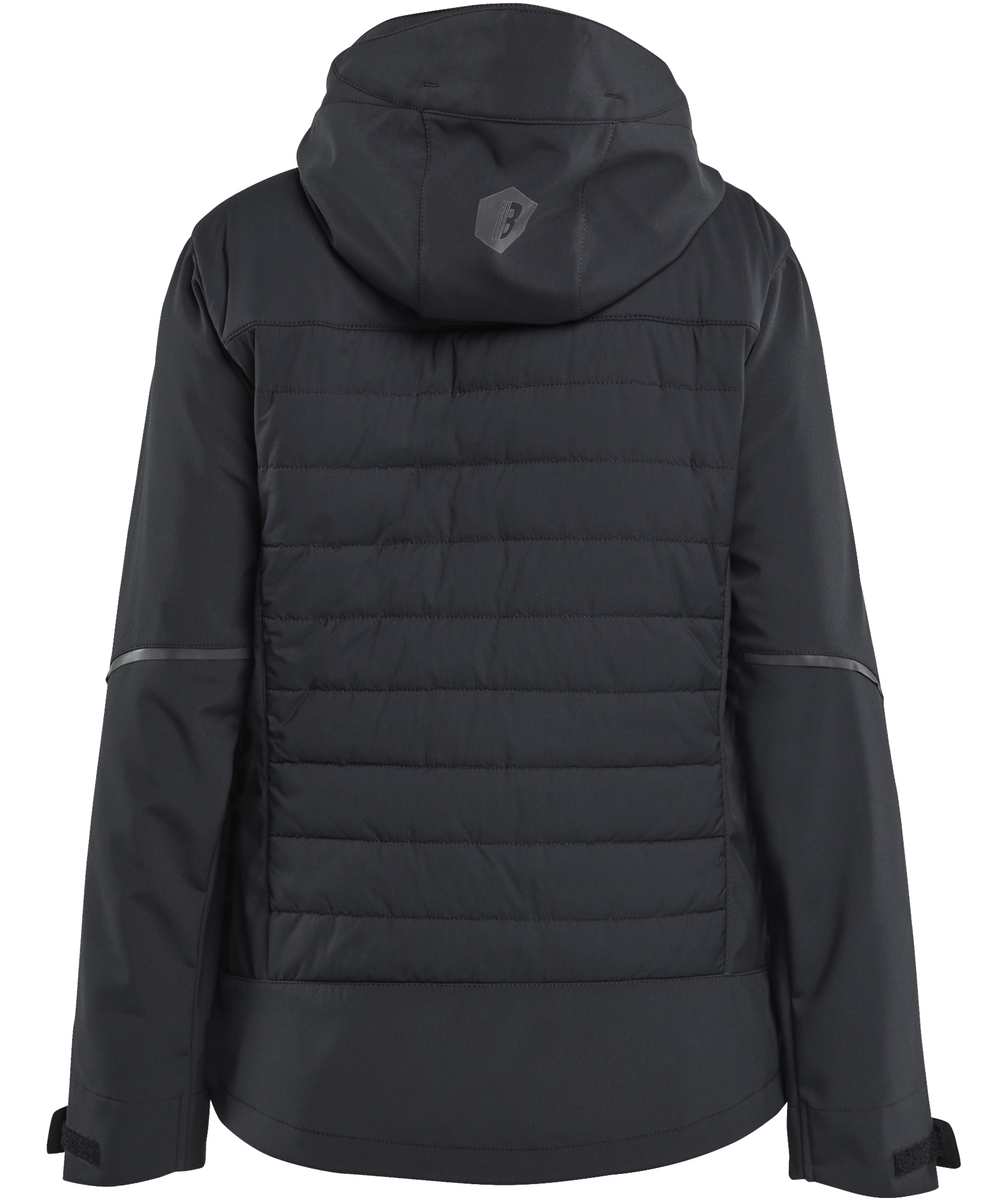 Bl&aring;kl&auml;der dame hybridjakke, Sort/Sort