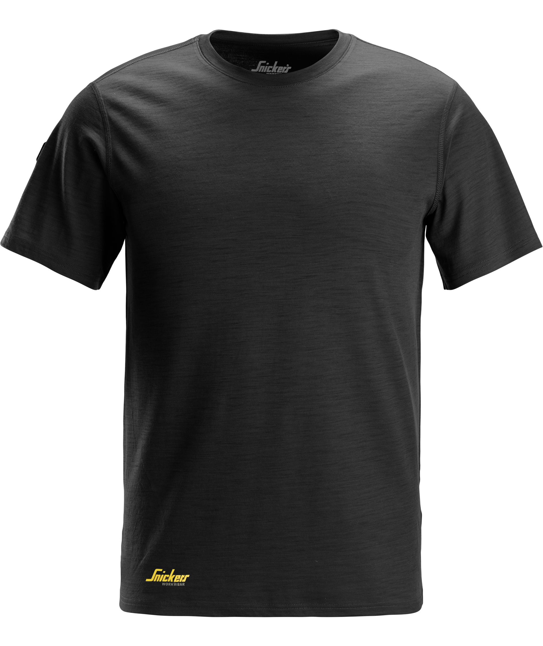 Snickers T-shirt med merinould 2551, Sort, large image number 0