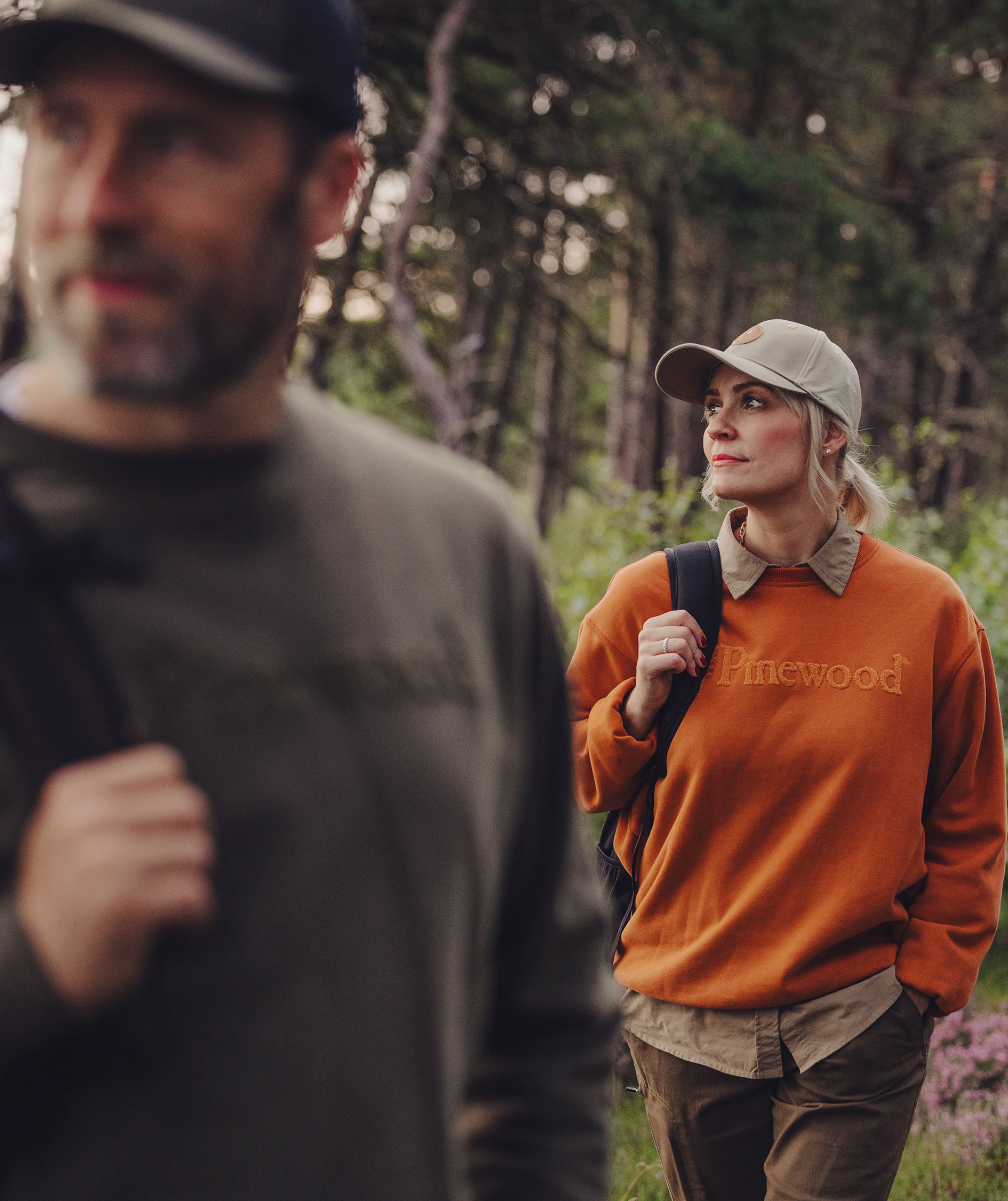 Pinewood V&auml;rnamo Logo sweatshirt, Burned Orange, large image number 11