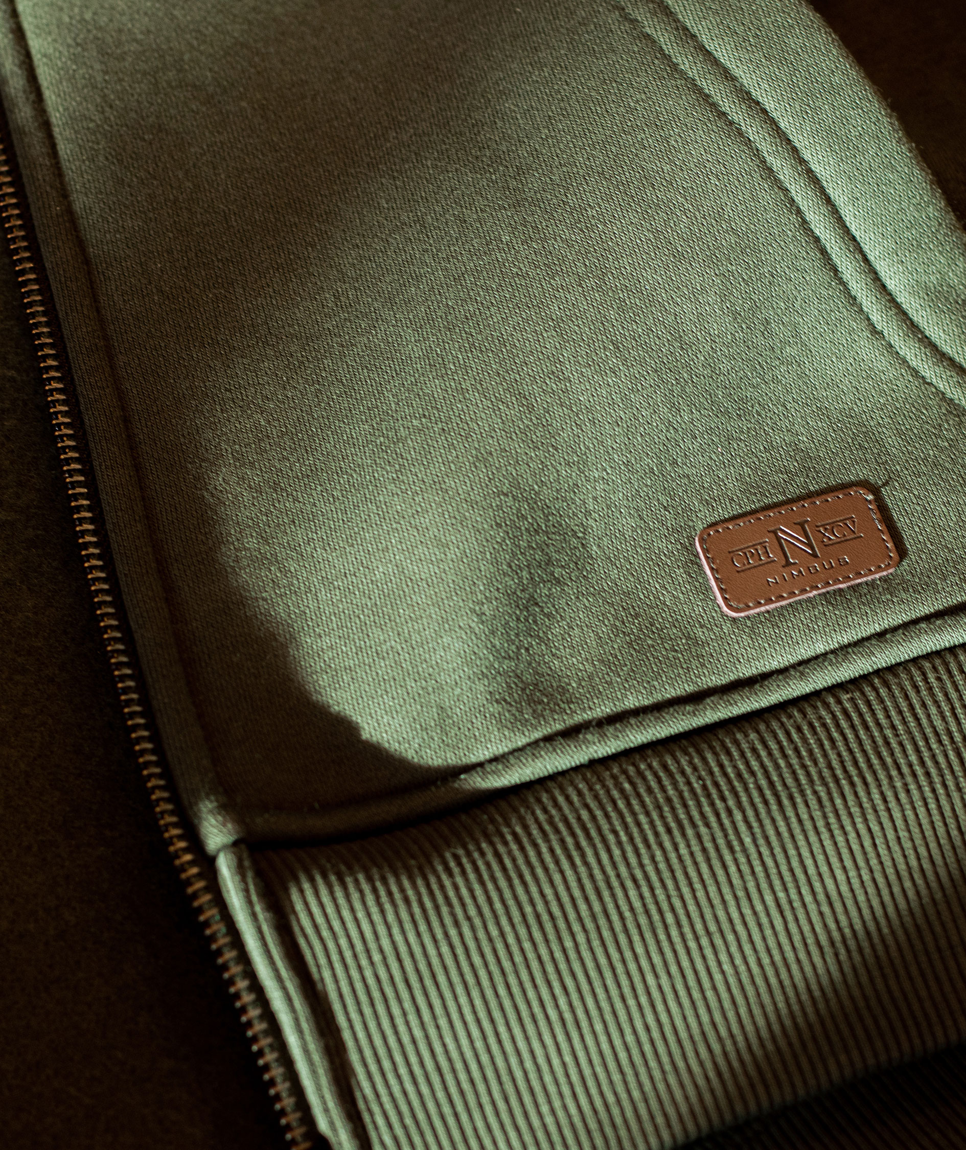 Nimbus Williamsburg Kapuzensweatshirt mit Rei&szlig;verschluss, Olivgr&uuml;n, large image number 5