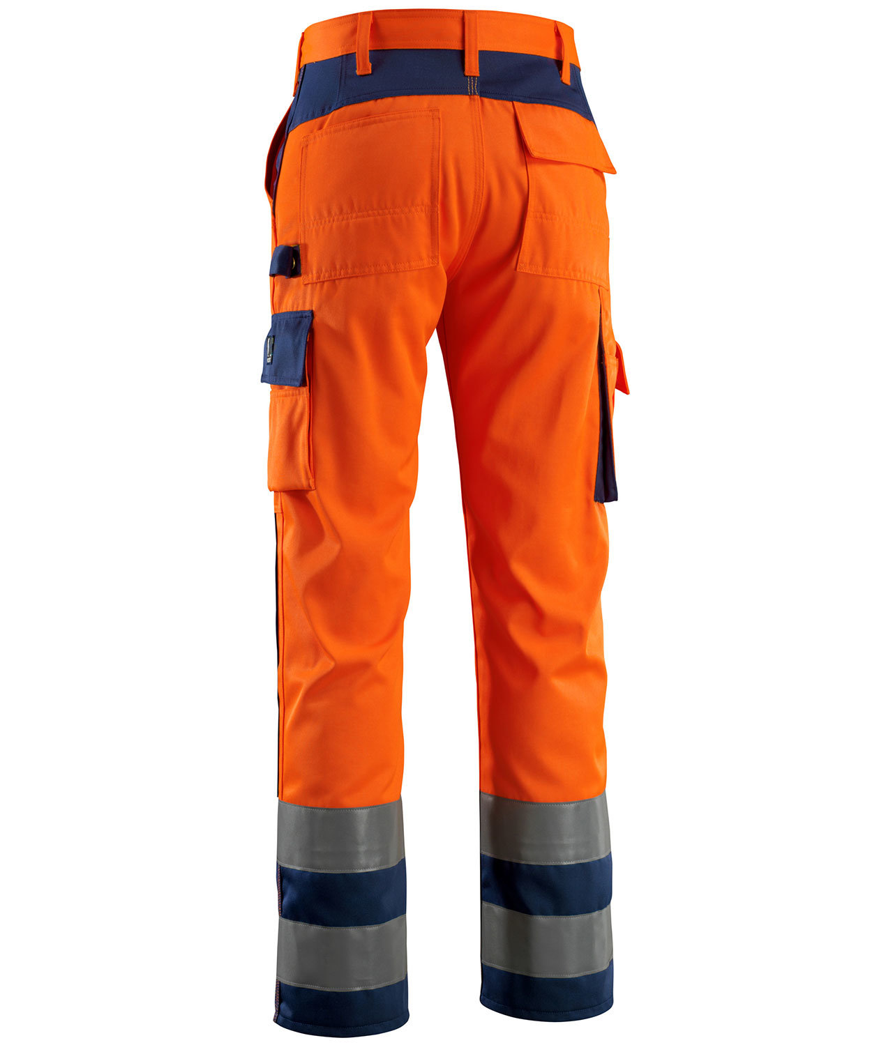 Mascot Safe Compete Olinda work trousers, Hi-vis Orange/Marine