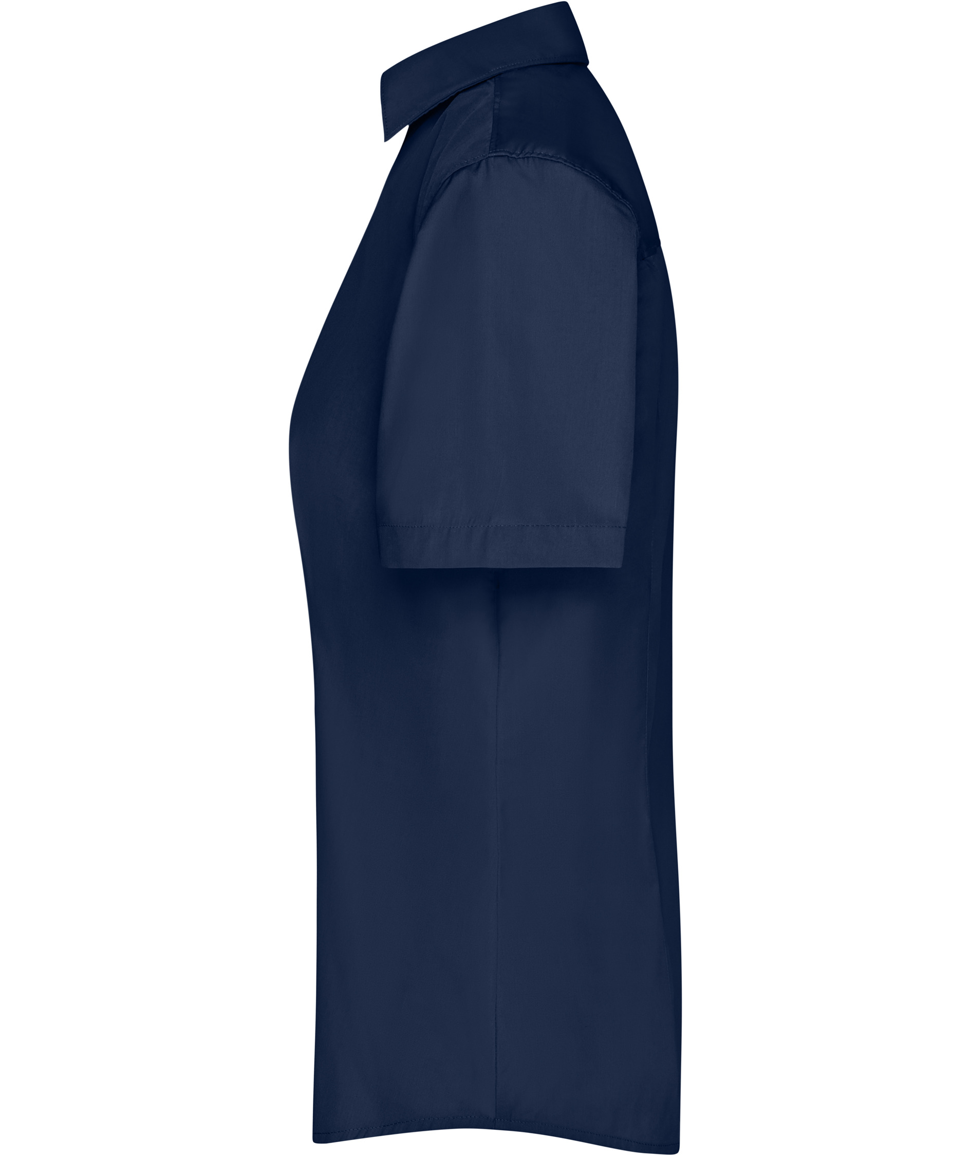 James & Nicholson kort&auml;rmad Modern fit skjorta dam, Navy, large image number 3