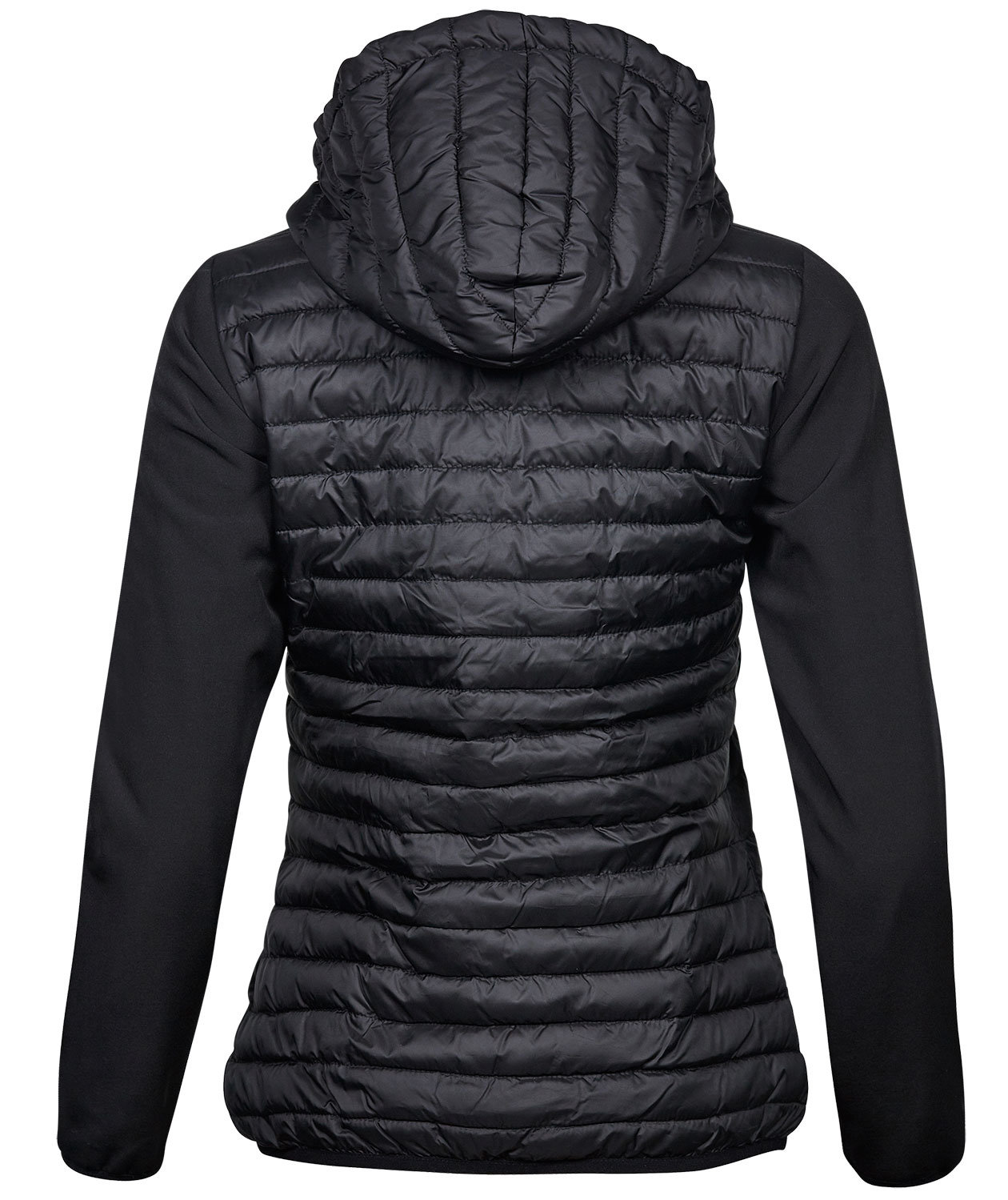 Tee Jays Hooded Crossover women's jacket, Black, large image number 3