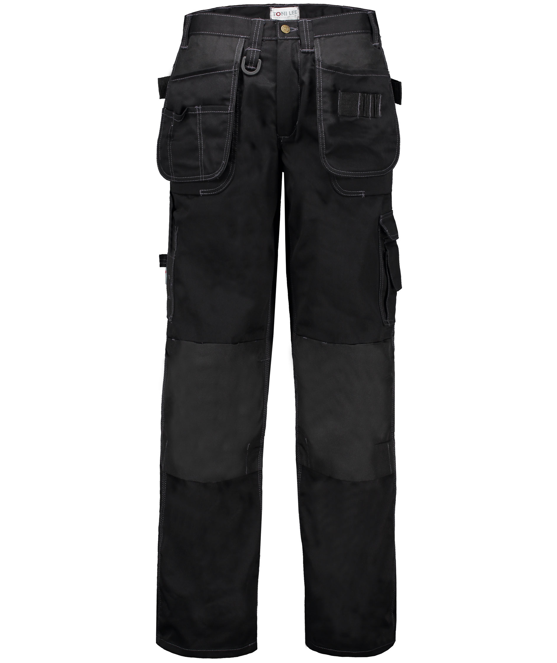 Toni Lee Ymer Arbeitshose f&uuml;r Handwerker, Schwarz