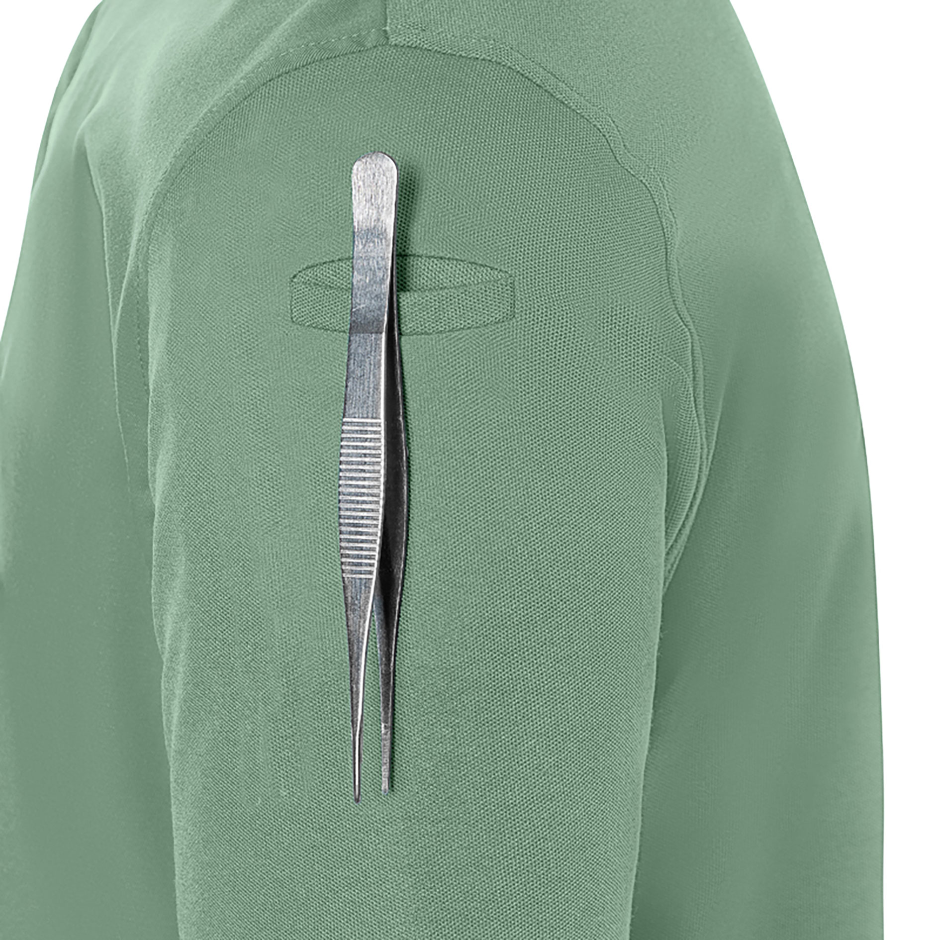 Karlowsky DIAMOND CUT&reg; Avantgarde short-sleeved chef jacket, Pastel Green, large image number 5