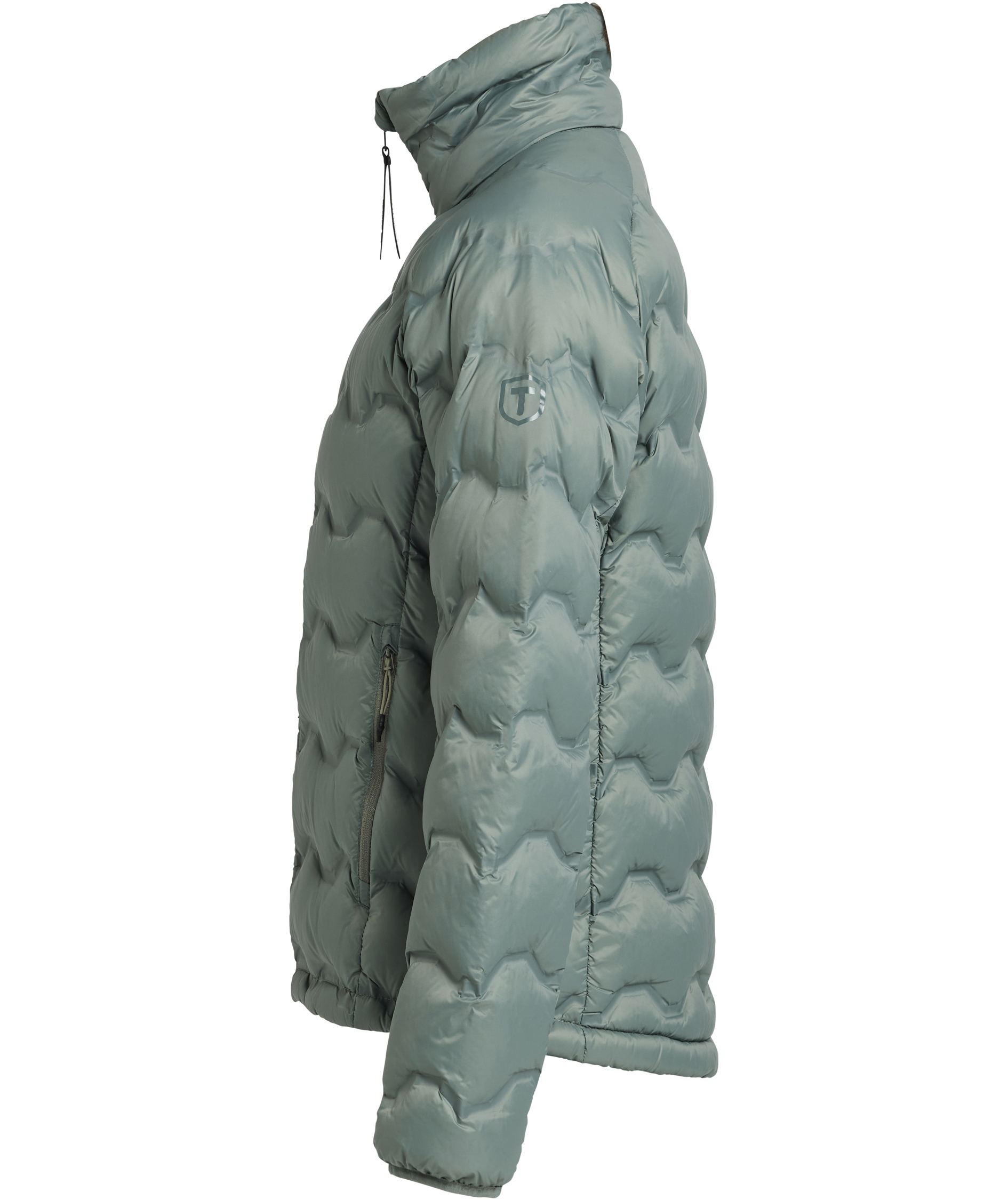 Tenson TXlite Shibui Collar dame dunjakke, Gr&aring;gr&oslash;n, large image number 5