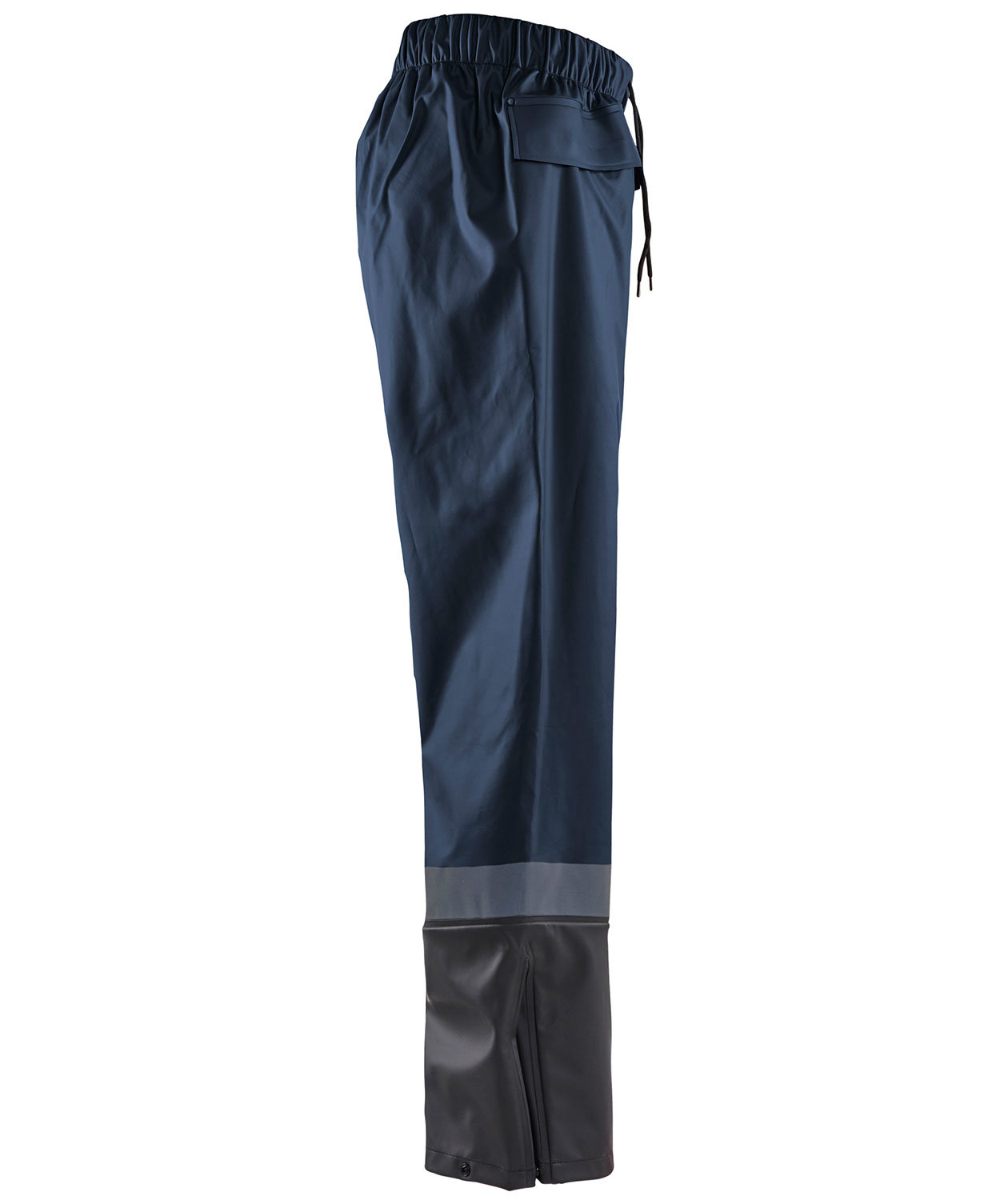 Bl&aring;kl&auml;der regnbyxa Level 2, Dark Marin/Svart, large image number 3