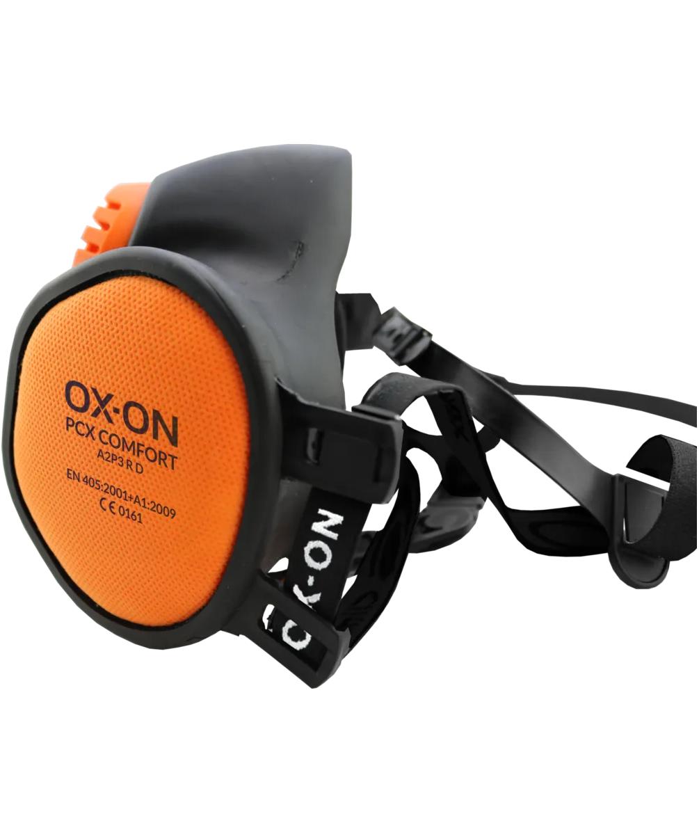 OX-ON Halvmaske PCX comfort ABEK1P3 R D, Svart/Orange
