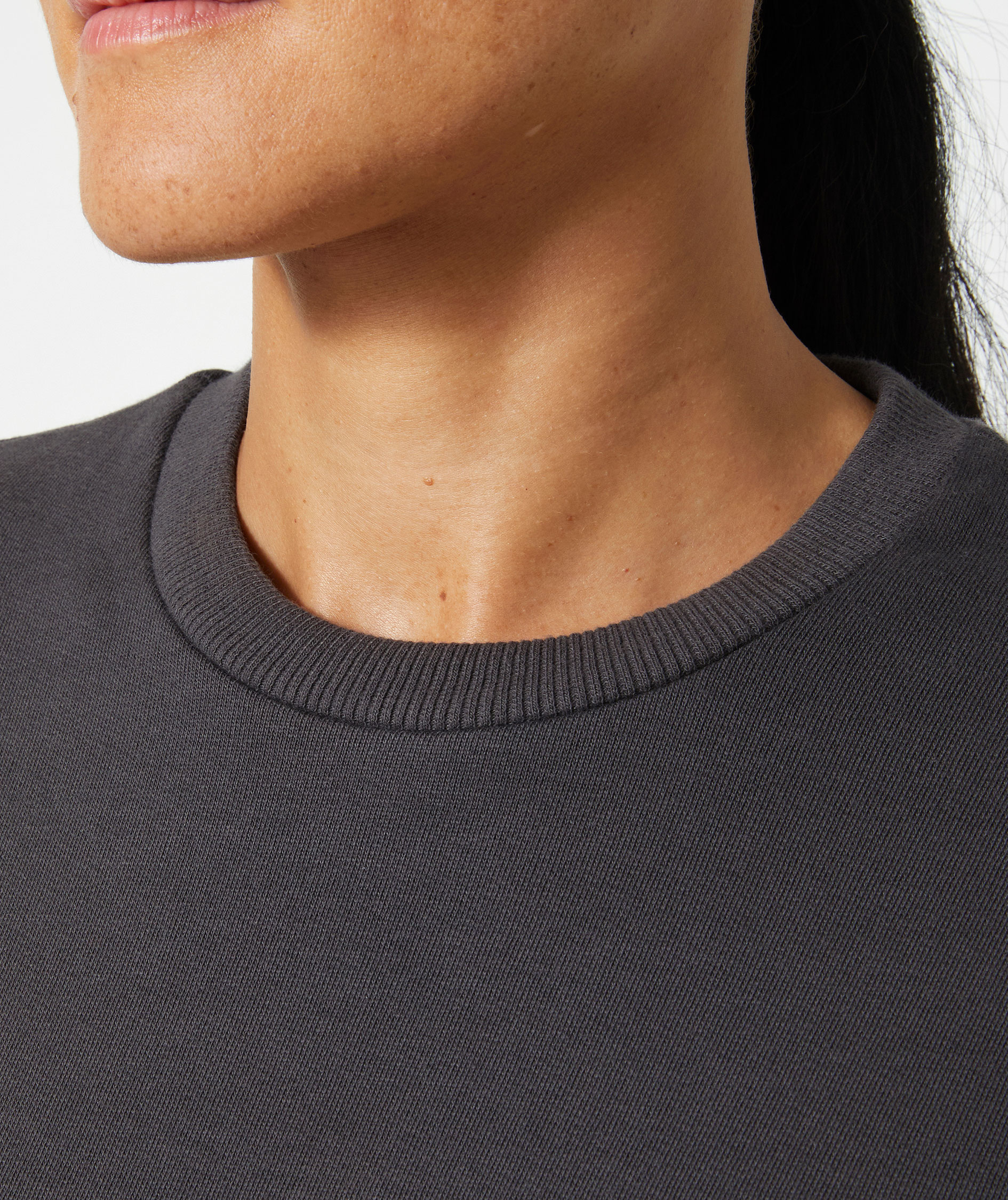 Helly Hansen Classic dame sweatshirt, Dark Grey, large image number 4