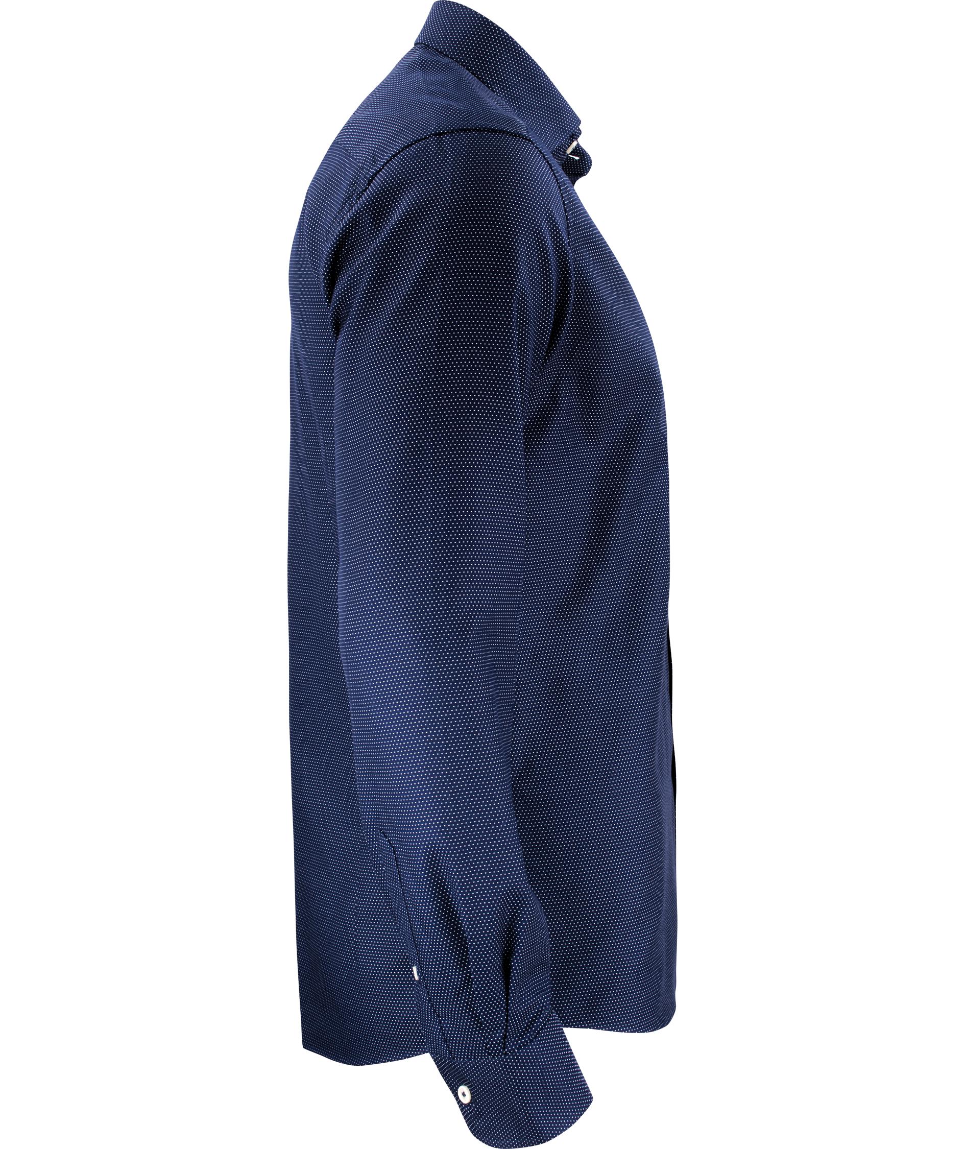 J. Harvest & Frost Purple Bow 49 slim fit shirt, Navy/White dot, large image number 2