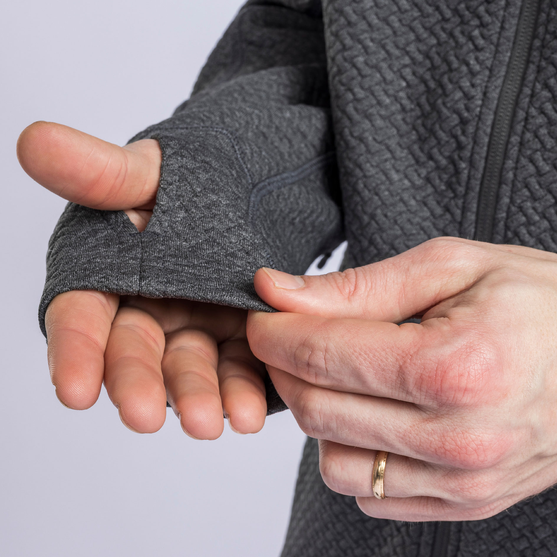 Pinewood Everyday Travel h&aelig;ttetr&oslash;je med lyn, Grey melange , large image number 5