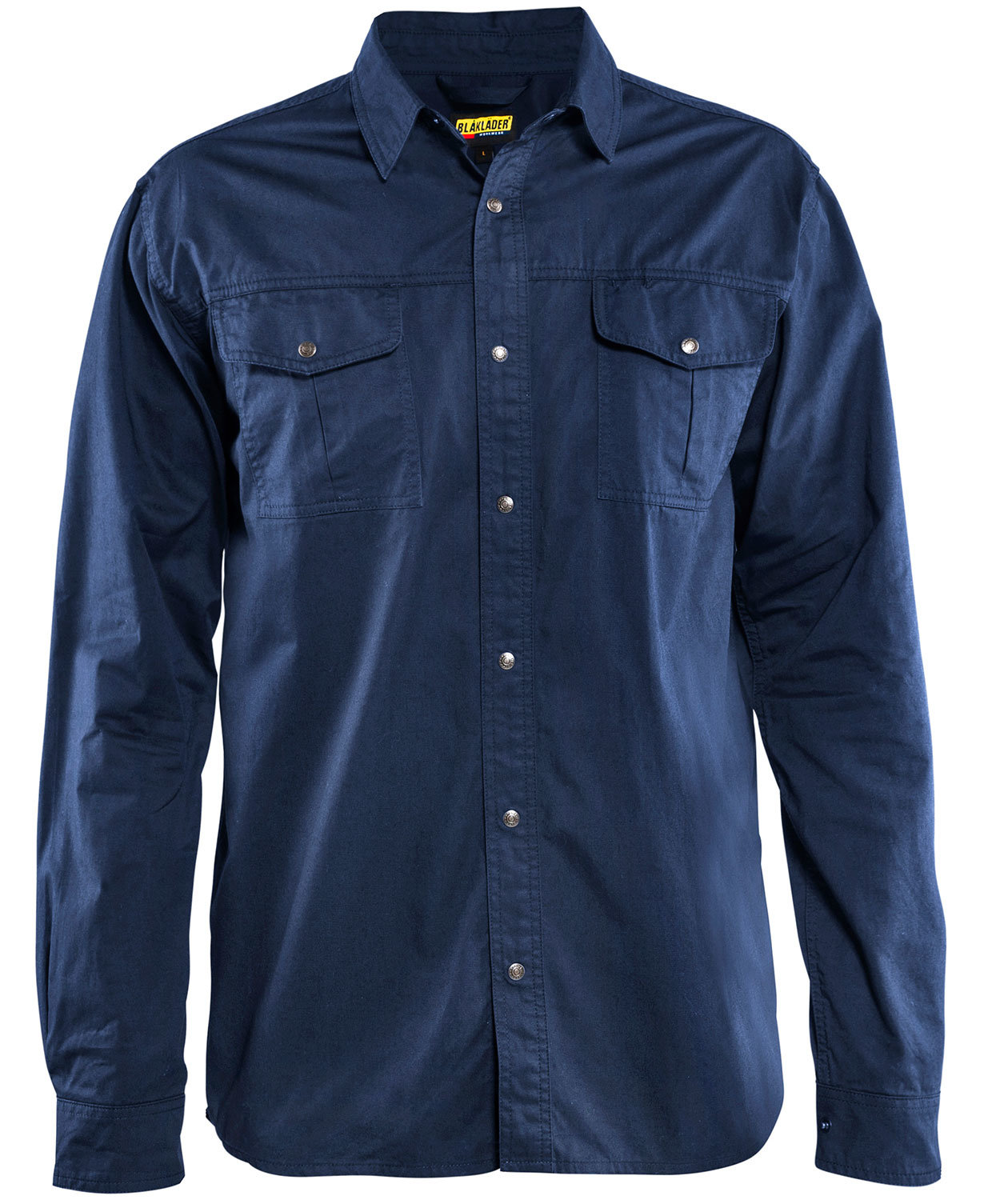 Bl&aring;kl&auml;der twillskjorta, Marinbl&aring;