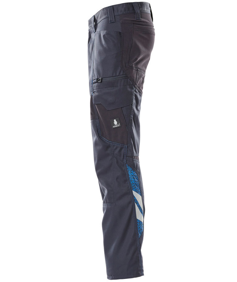 Mascot Accelerate service trousers, Dark Marine Blue, large image number 3