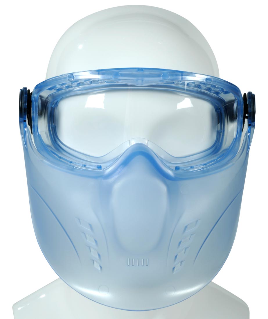 OX-ON Supreme vernebriller/goggles med ansiktsskjerm, Transparent