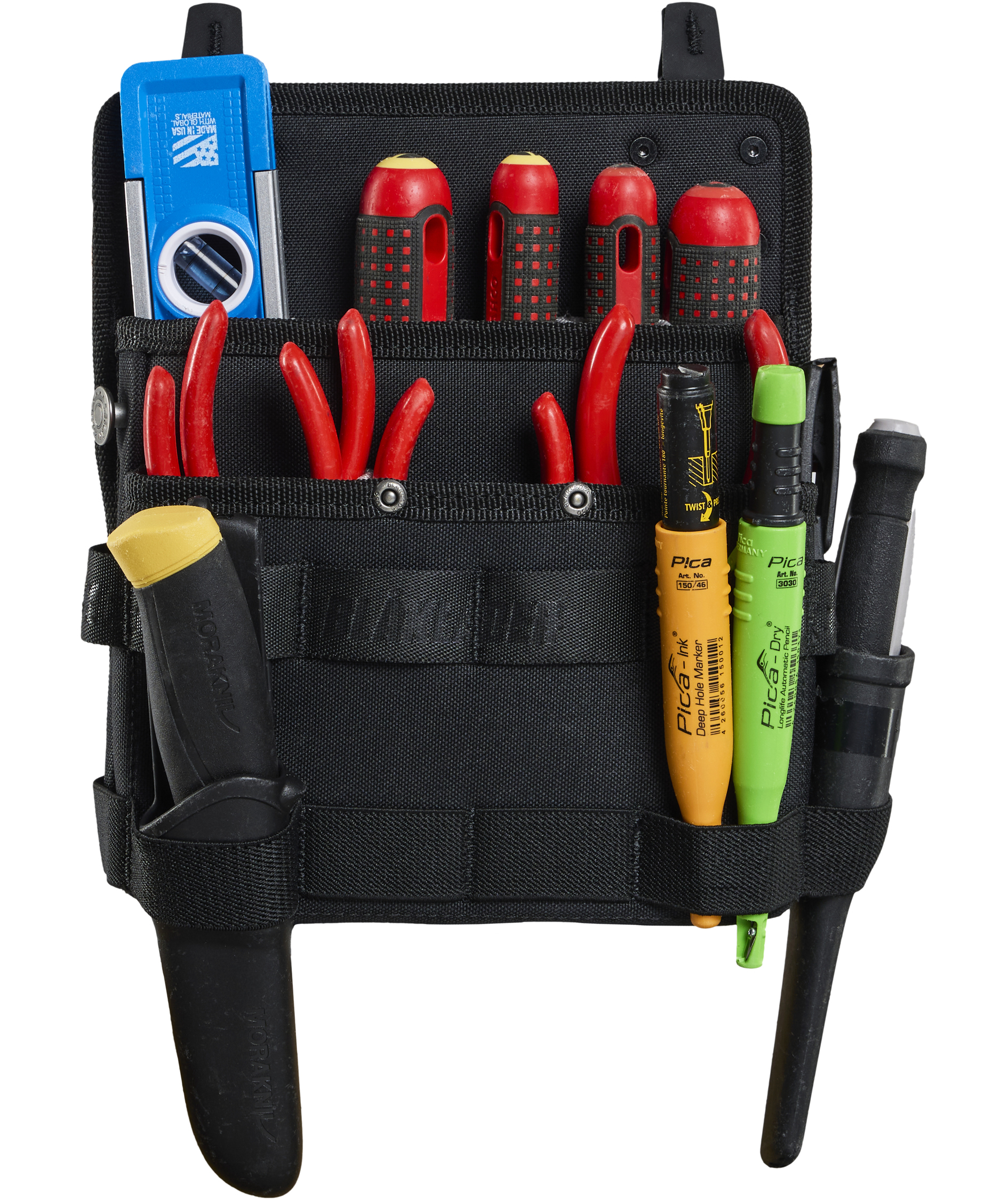 Bl&aring;kl&auml;der ToolRig&trade; elektriker h&aelig;ngelomme, Sort, Sort, large image number 2
