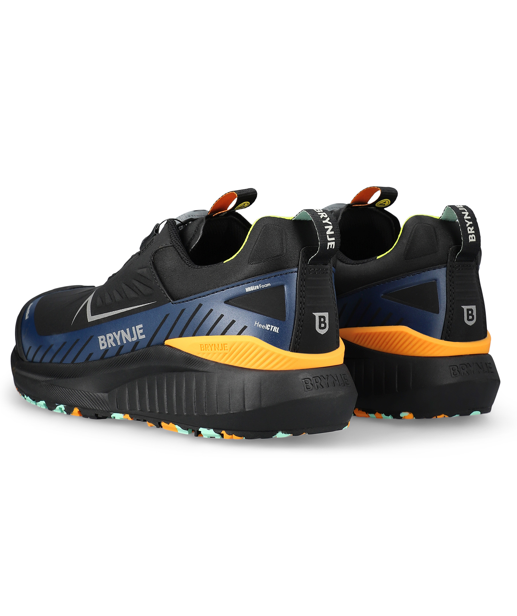 Brynje LAB Microfiber BOA sikkerhedssko S3S, Sort