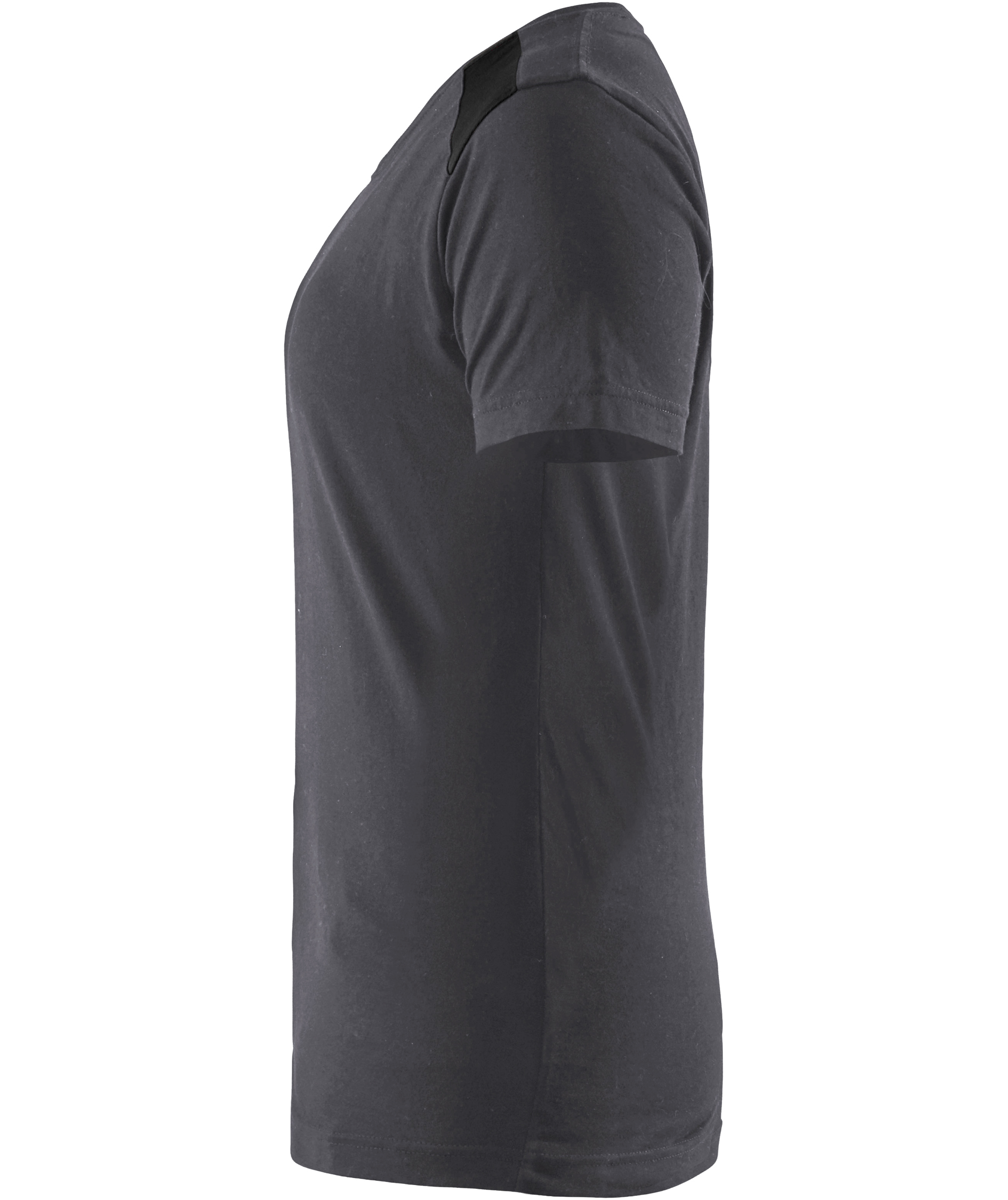 Bl&aring;kl&auml;der T-shirt dam, Mellangr&aring;/svart, large image number 4