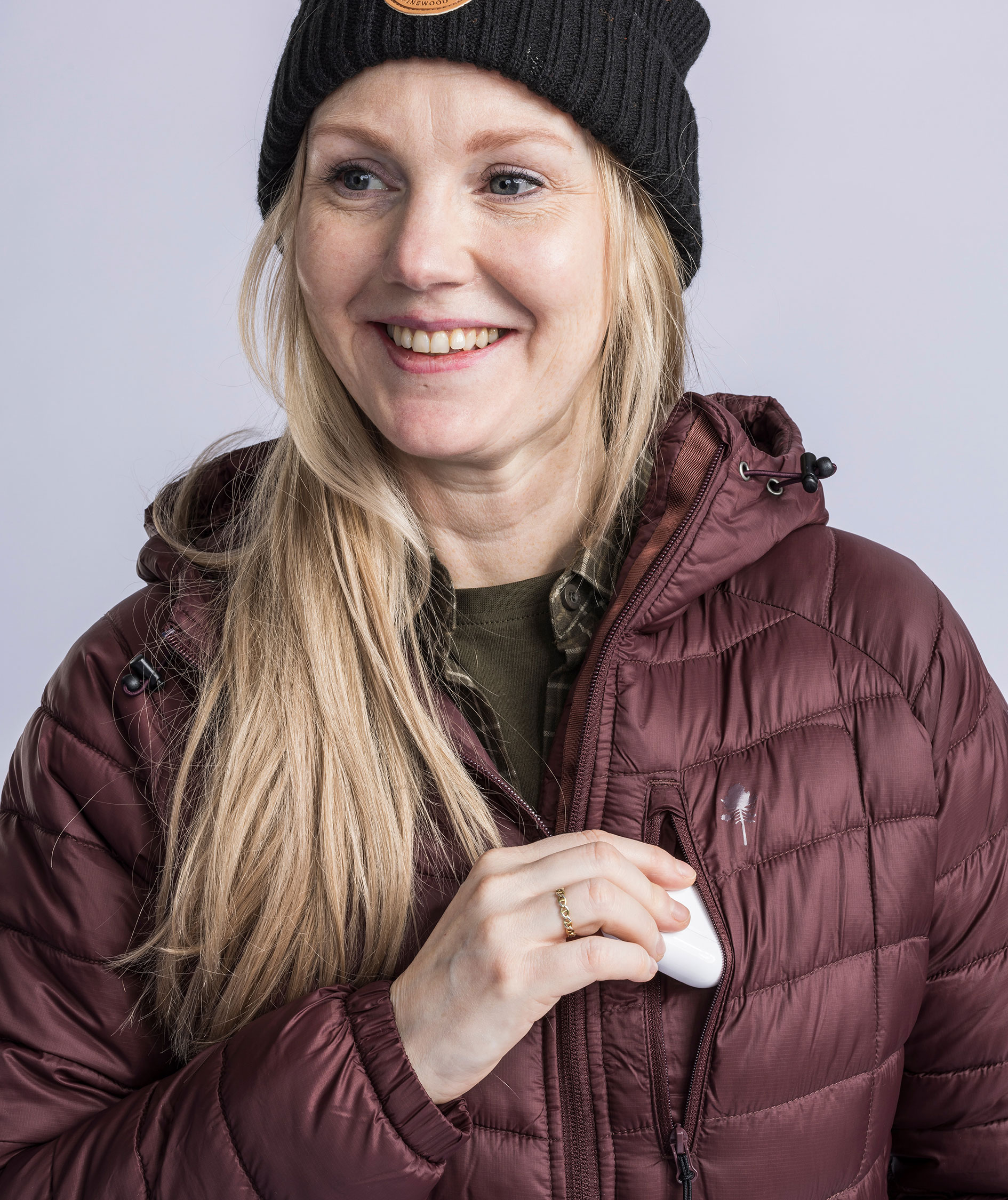 Pinewood&nbsp;Abisko Insulation vatteret damejakke, Earth Plum, large image number 5