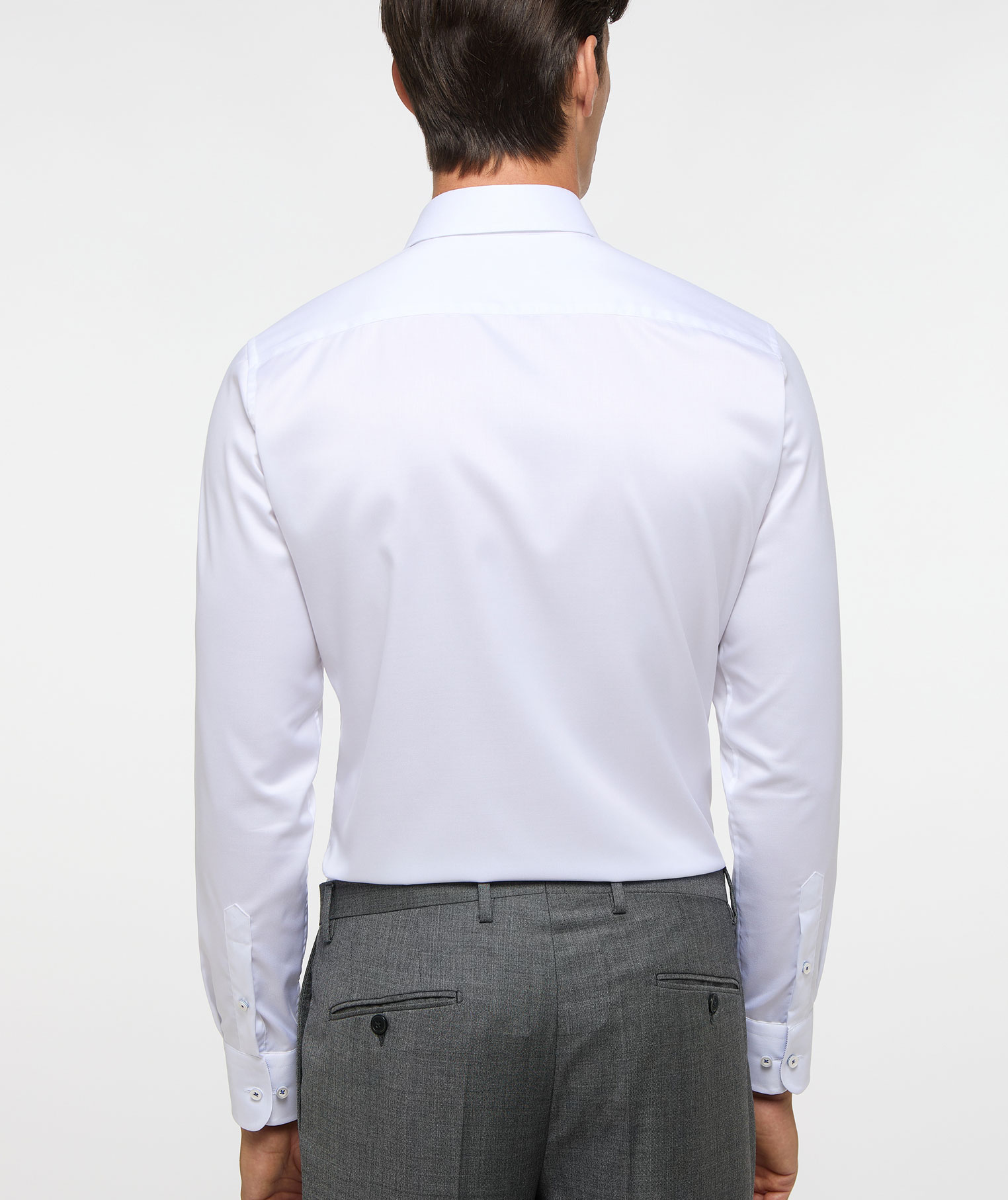 Eterna Gentle Slim fit Hemd, White, large image number 2