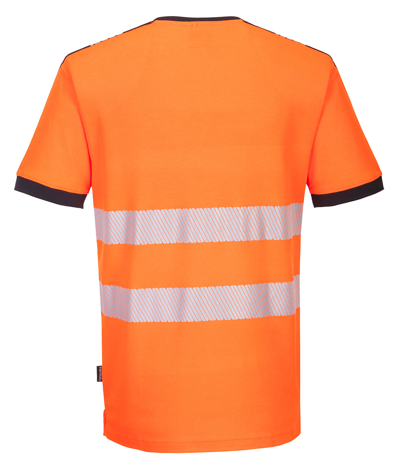 Portwest PW3 T-Shirt, Hi-Vis Orange/Schwarz