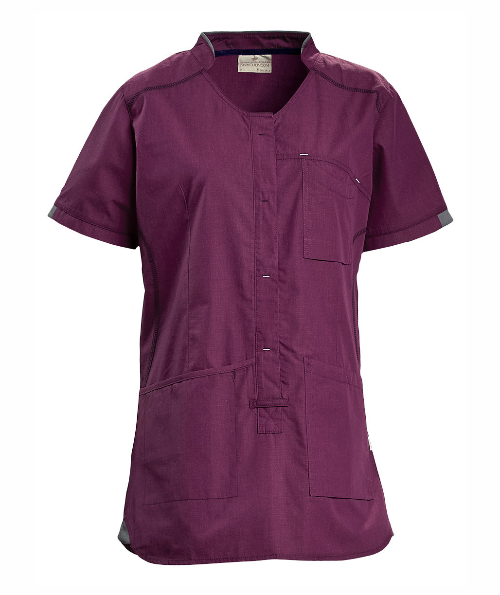 Nybo Workwear Sporty dame tunika, Bordeaux, Bordeaux, swatch