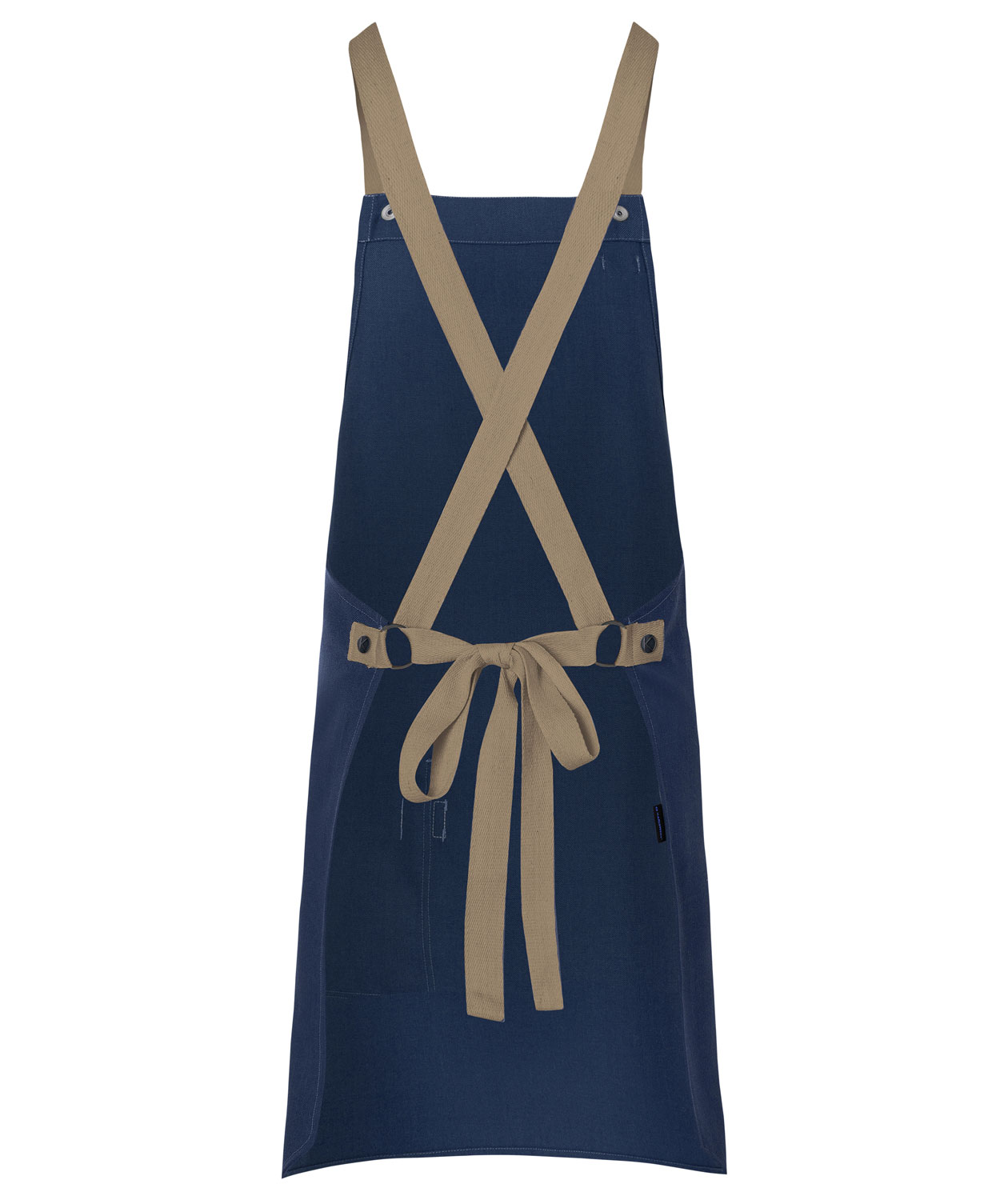 Karlowsky bib apron with pocket, Urban-look, Steel Blue, Steel Blue, large image number 2