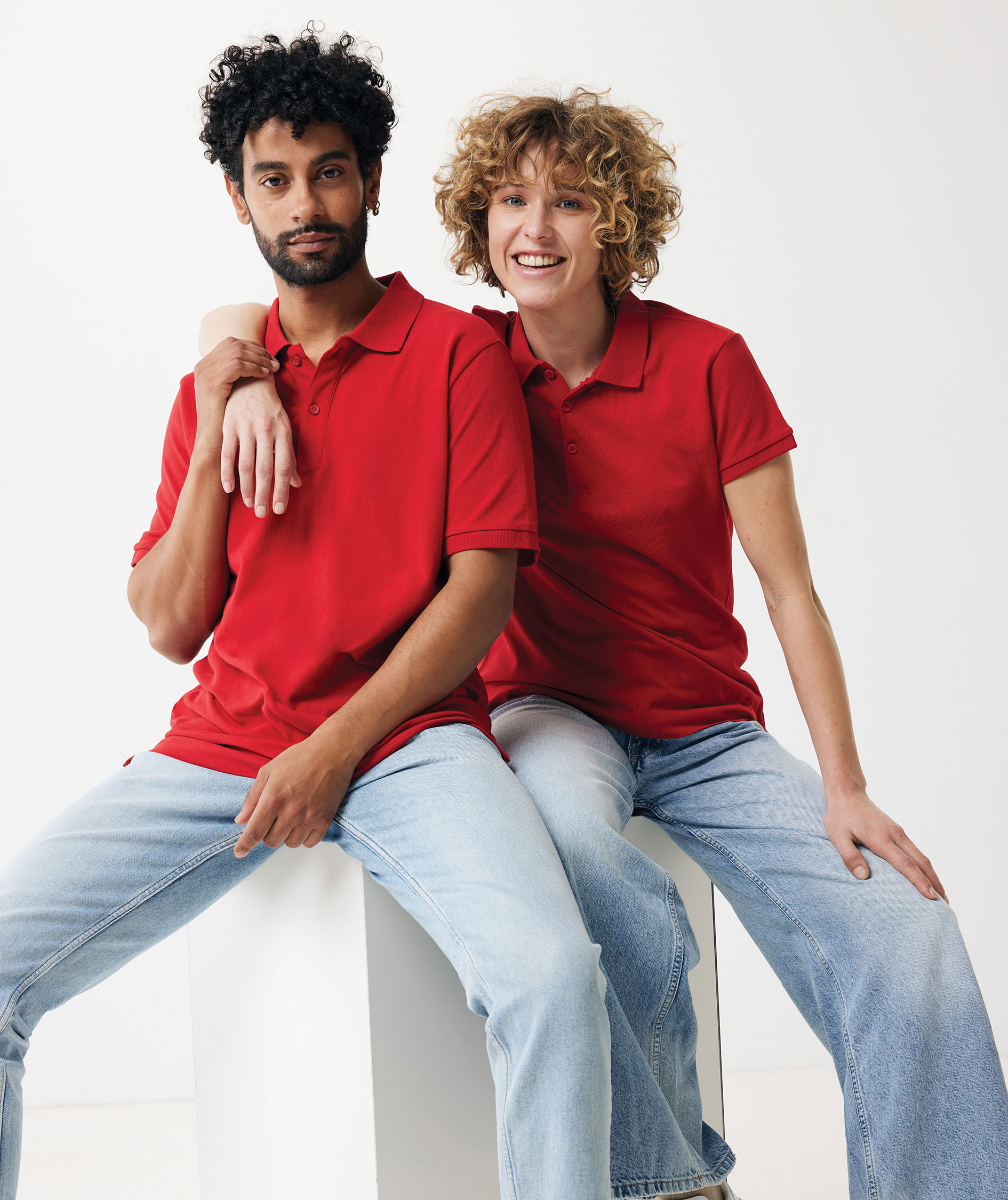 Iqoniq Yosemite Damen Poloshirt, Rot, large image number 6