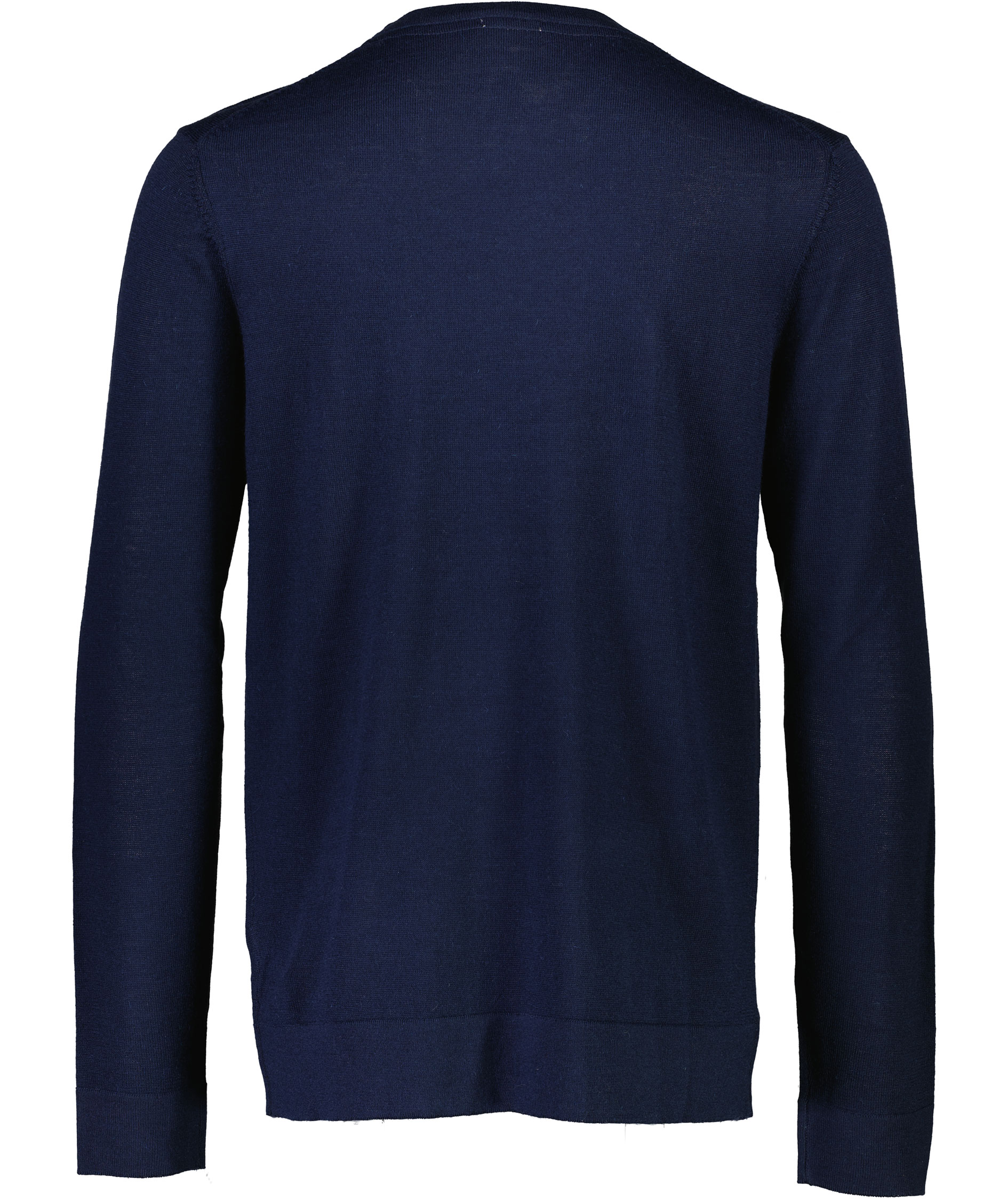 Lindbergh striktr&oslash;je med merinould, Navy, large image number 2