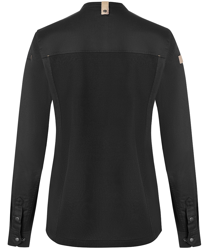 Karlowsky Green-Generation women's chefs jacket, Black, large image number 2