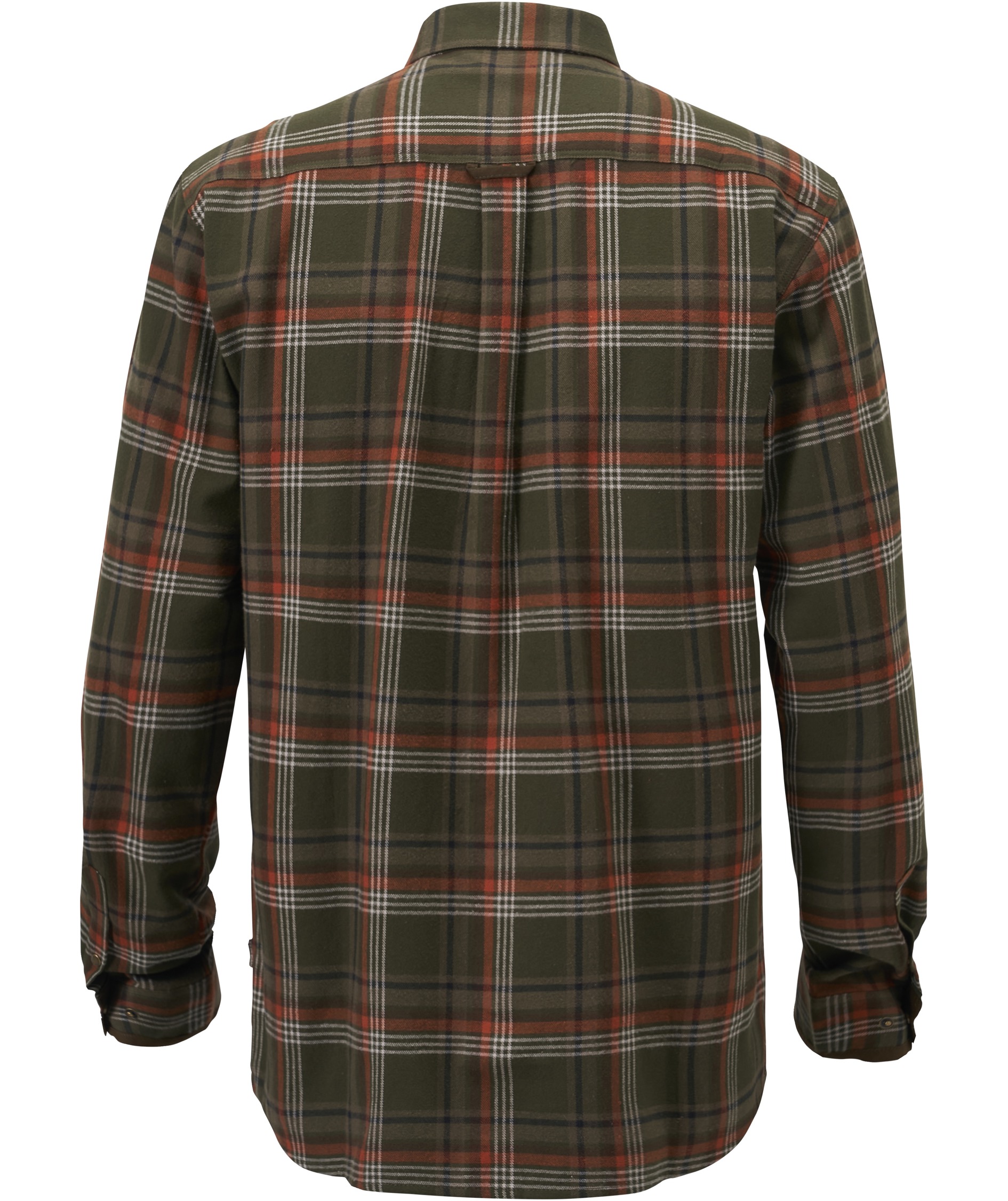 Pinewood Prestwick Exclusive skovmandsskjorte, Green/Burned Orange, large image number 2