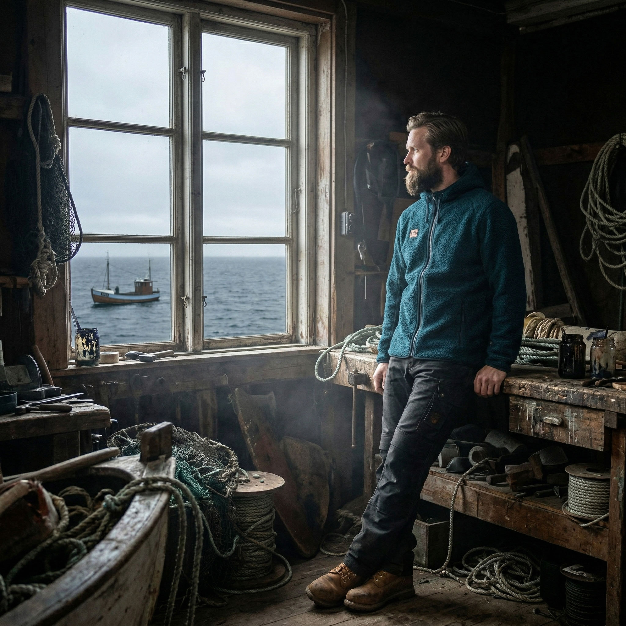 Helly Hansen Heritage p&auml;lsfiberjacka, Marinbl&aring;