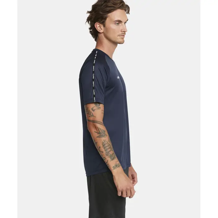 150583 Køb Craft Squad 2.0 Contrast Jersey T-shirt, Navy hos Billig-arbejdstøj.dk