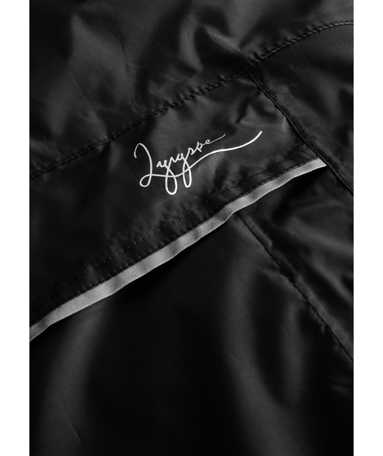 Lyngs&oslash;e rain poncho, Black, Black, large image number 2