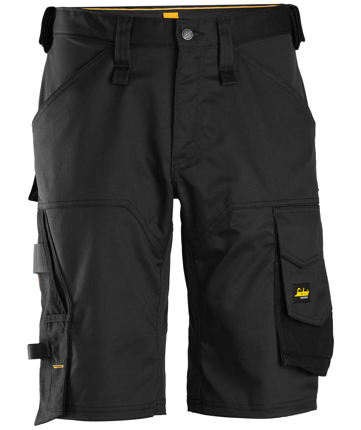 Snickers AllroundWork arbeidsshorts 6153, Svart, Svart, swatch