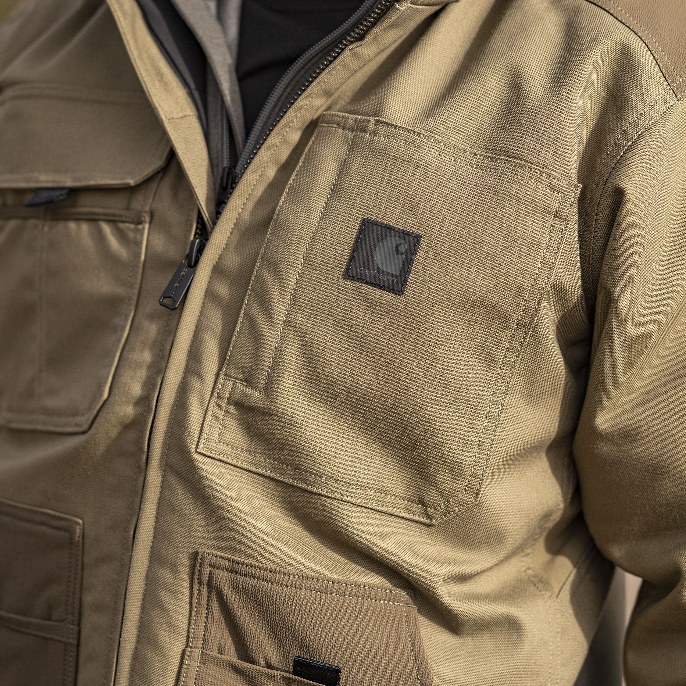 Carhartt Steel Braddock vinterjakke, Field Fatigue, large image number 3